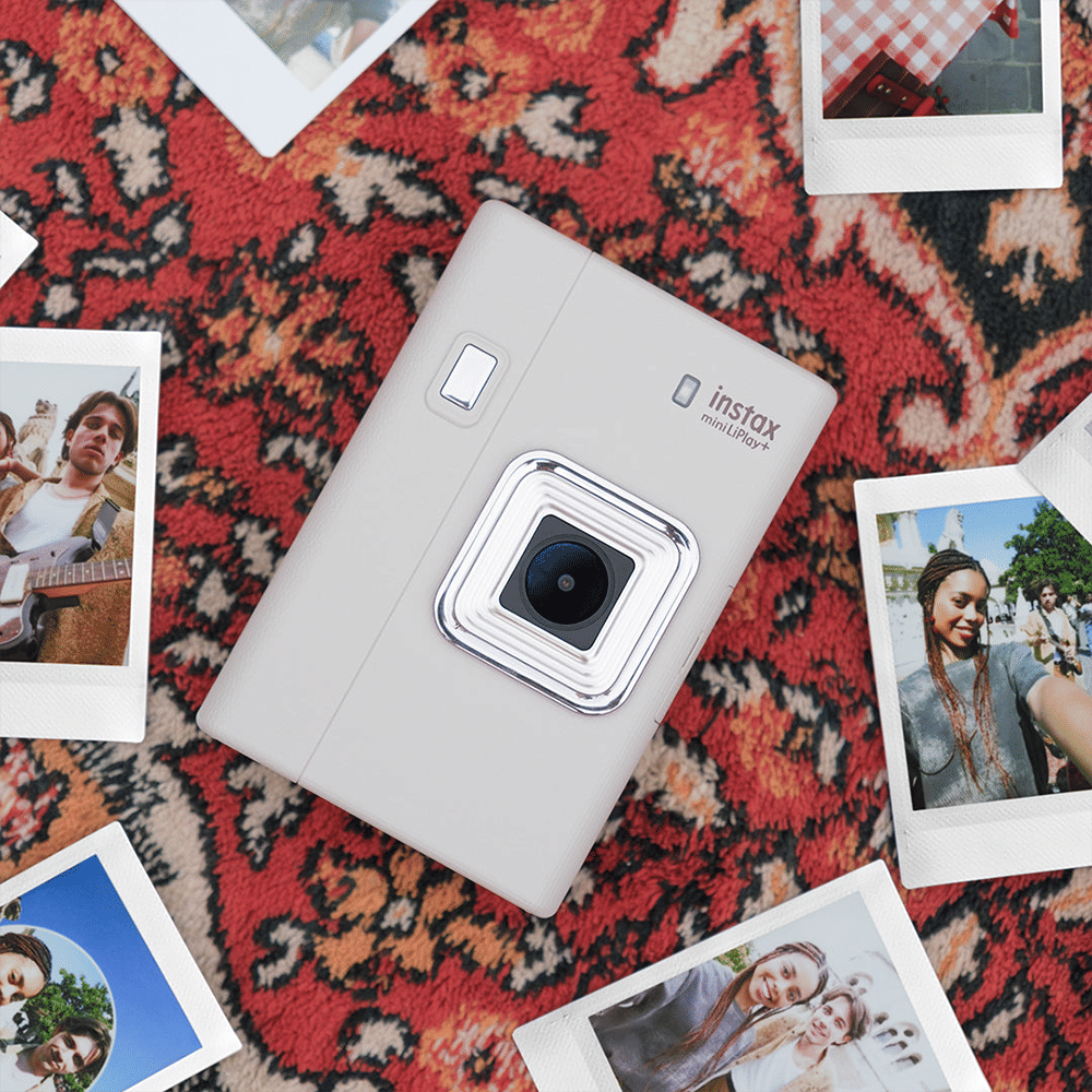 FUJIFILM Instax Mini LiPlay Plus Instant Camera with 10 Instant Films (Sand Beige) FUJIFILM Instax Mini LiPlay Plus Instant Camera with 10 Instant Films (Sand Beige)_4
