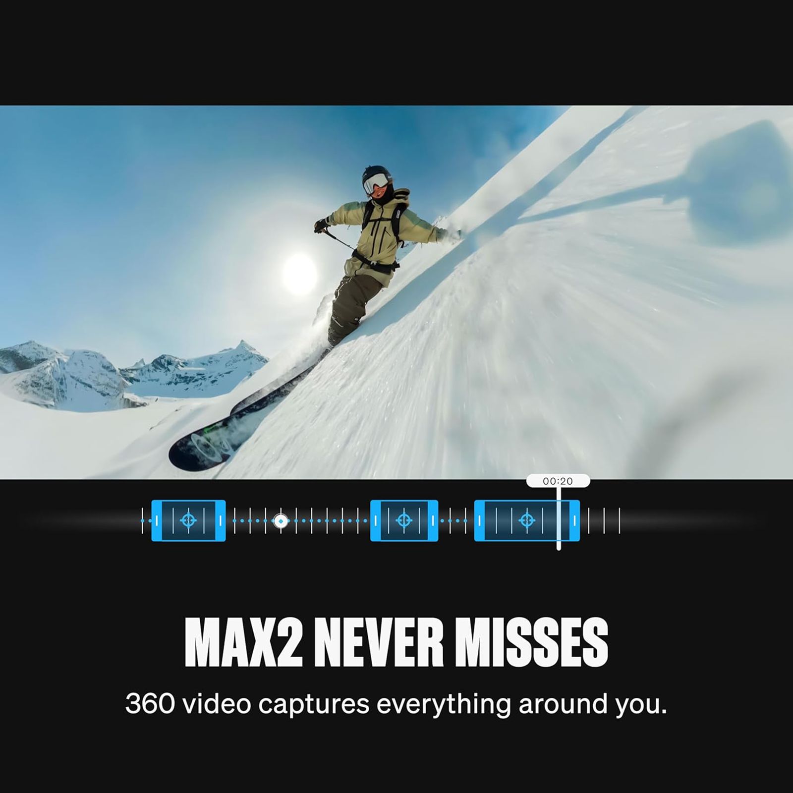 GoPro MAX2 Bundle 8K and 29MP 100 FPS Waterproof Action Camera with Max HyperSmooth Video Stabilization (Black) GoPro MAX2 Bundle 8K and 29MP 100 FPS Waterproof Action Camera with Max HyperSmooth Video Stabilization (Black)_10
