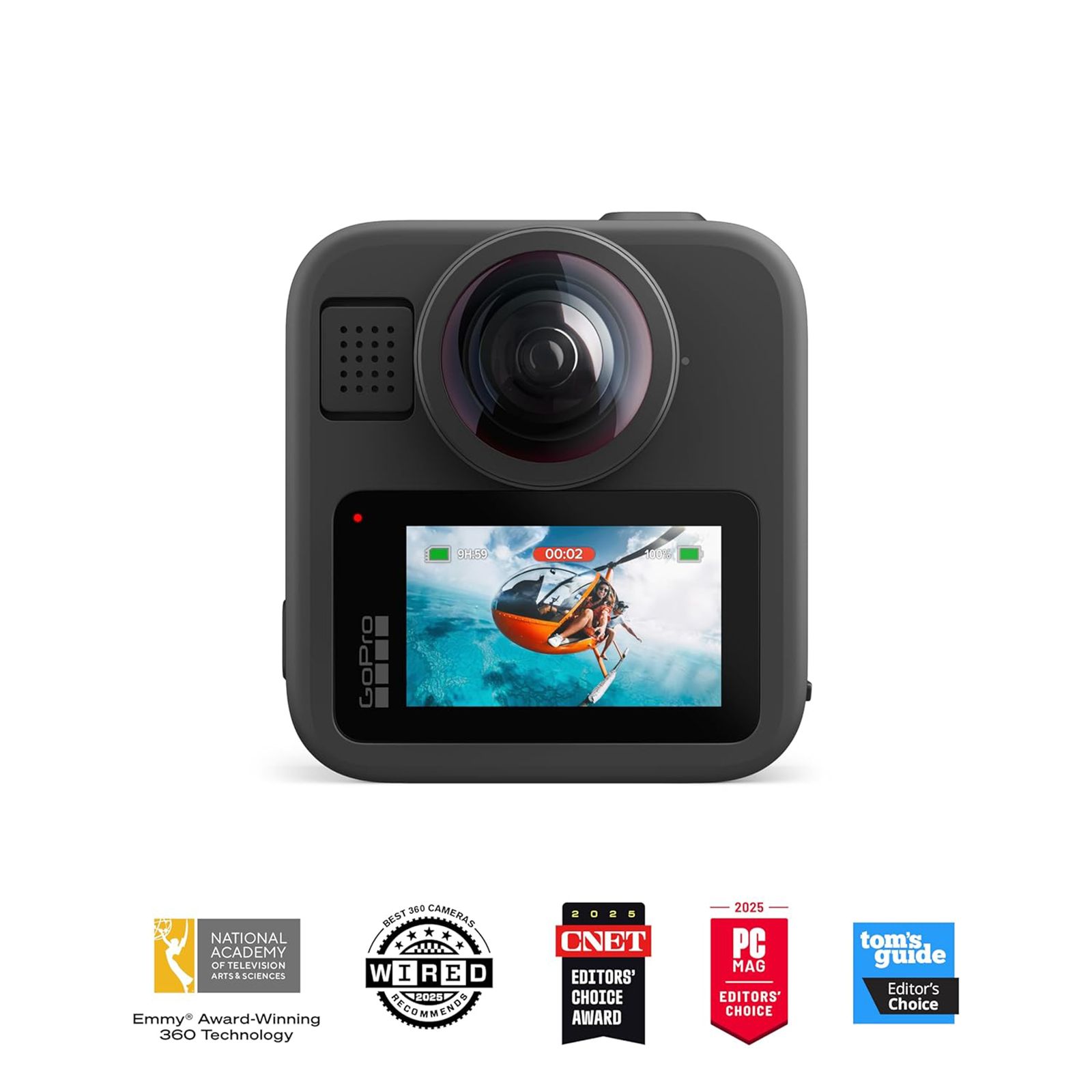 GoPro MAX2 Bundle 8K and 29MP 100 FPS Waterproof Action Camera with Max HyperSmooth Video Stabilization (Black) GoPro MAX2 Bundle 8K and 29MP 100 FPS Waterproof Action Camera with Max HyperSmooth Video Stabilization (Black)_5