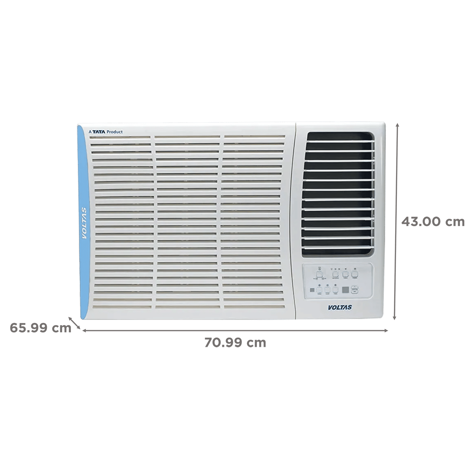 VOLTAS 1.5 Ton 3 Star Window AC (Copper Condenser, Anti Dust Filter, 183 MZE)_4