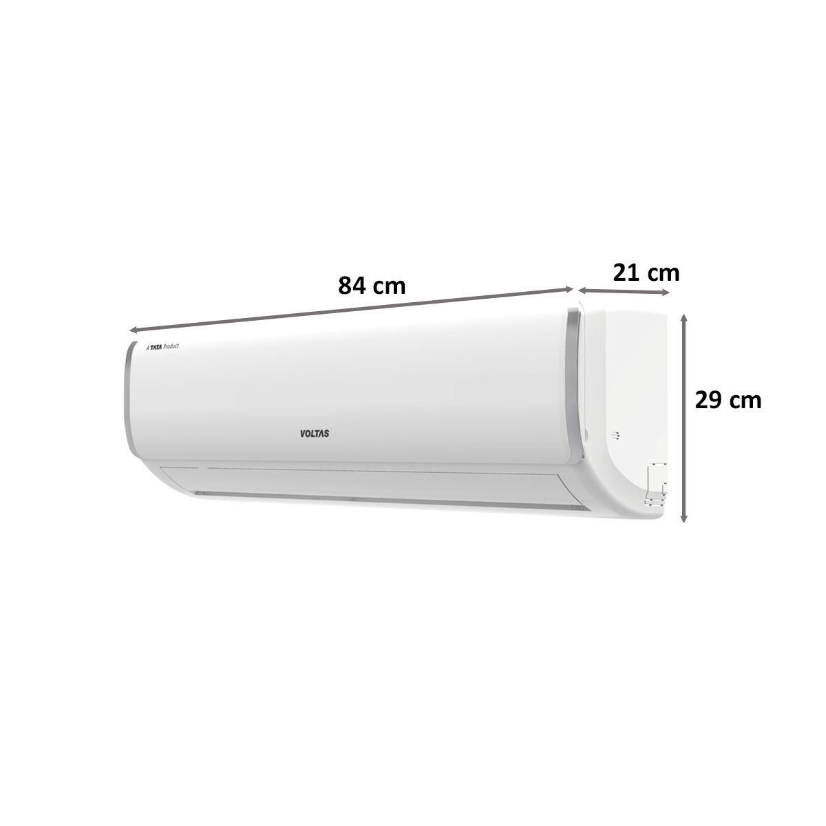 VOLTAS 1 Ton 5 Star Inverter Split AC (Copper Condenser, Dust Filter, 125V MZQ)_3