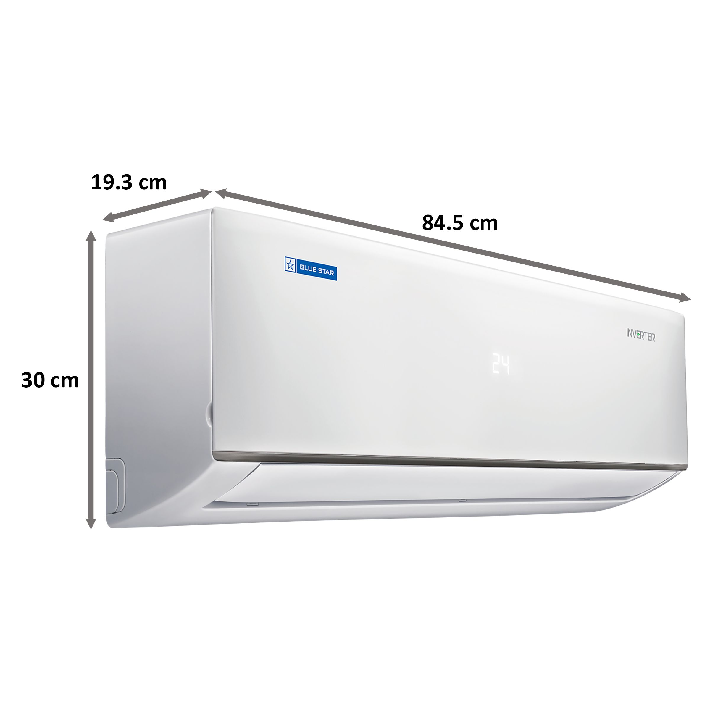 Blue Star 1 Ton 5 Star Inverter Split AC (Copper Condenser, Dust Filter, IC512DLTULV) Blue Star 1 Ton 5 Star Inverter Split AC (Copper Condenser, Dust Filter, IC512DLTULV)_2