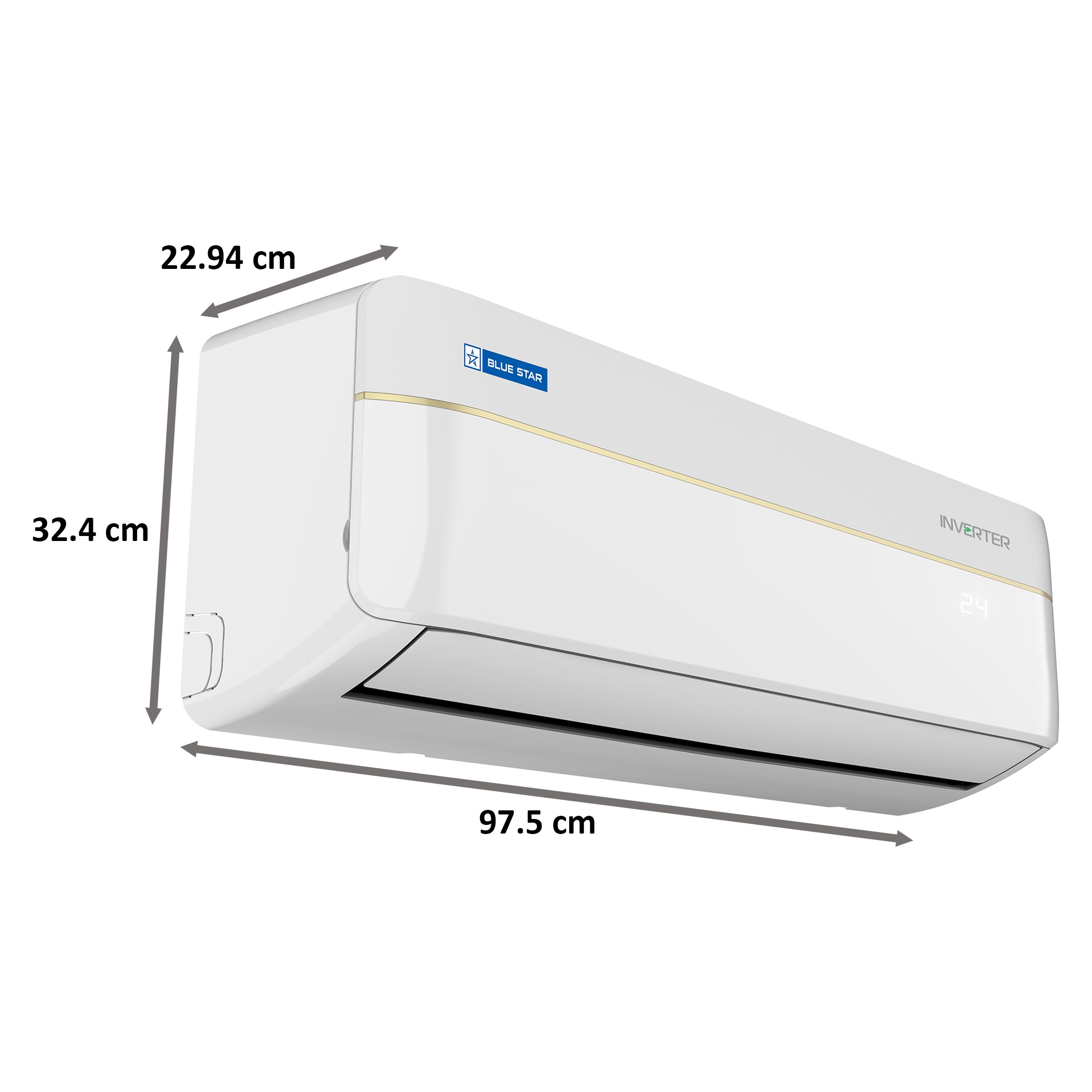 Blue Star 1.5 Ton 3 Star Inverter Split AC (Copper Condenser, Dust Filter, IC318VLTULV) Blue Star 1.5 Ton 3 Star Inverter Split AC (Copper Condenser, Dust Filter, IC318VLTULV)_3