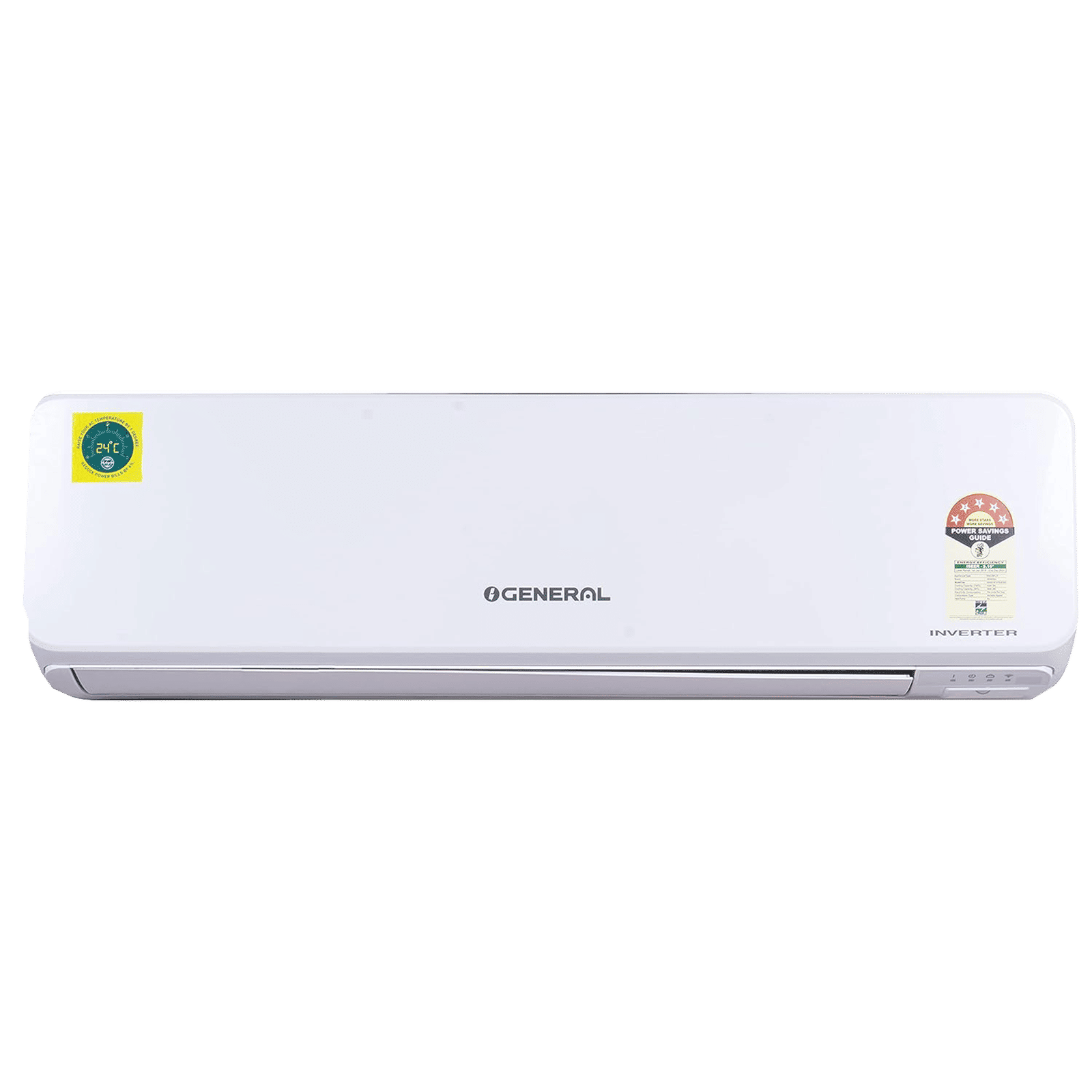 O GENERAL CGT Series 1.5 Ton 5 Star Inverter Split AC (Copper Condenser, PM 2.5 Filter, ASGG18CGTB-B)_1