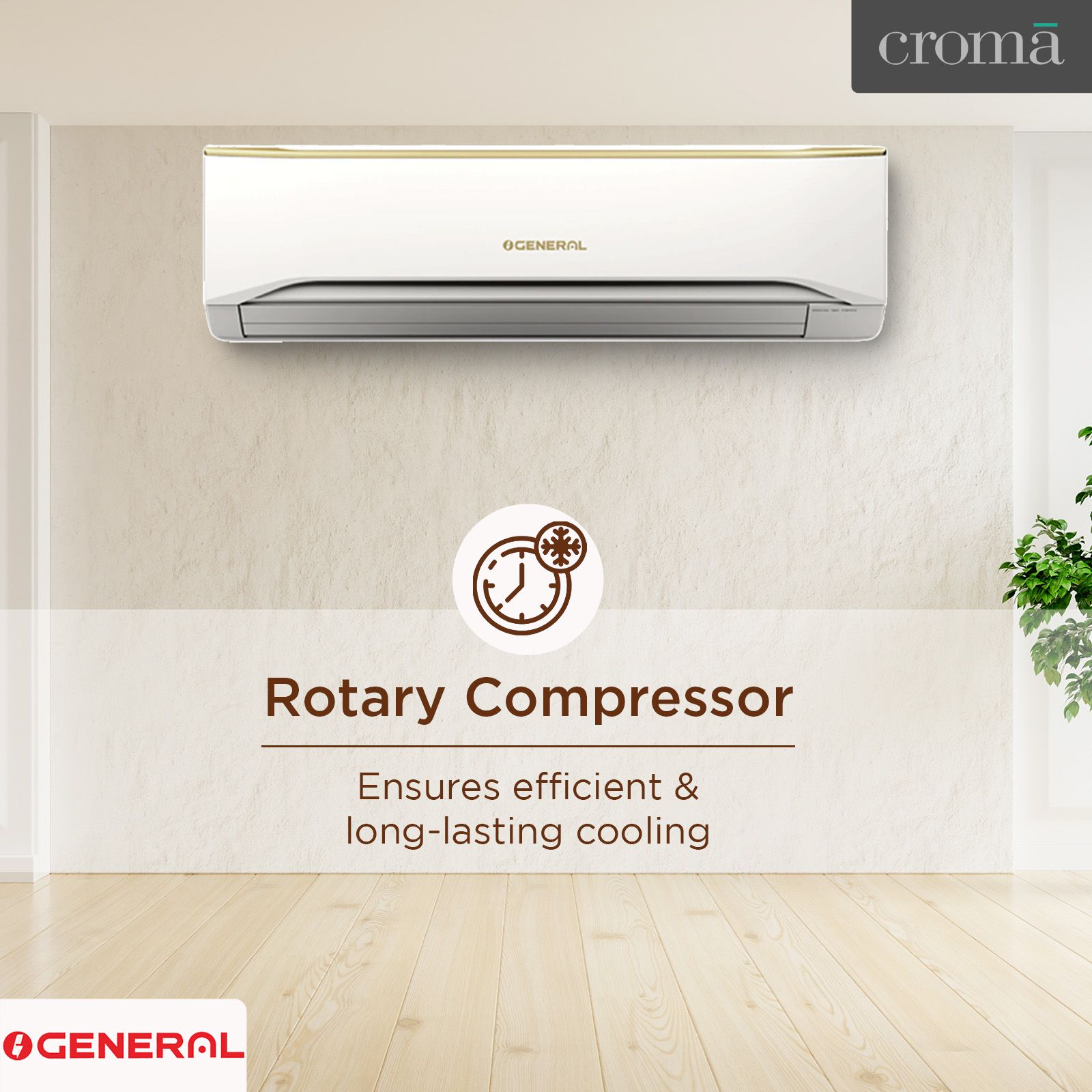 O GENERAL FUT Series 2.5 Ton 3 Star Fixed Speed Split AC (Copper Condenser, Mildew Resistant Filter, ASGA30FUTD-B) O GENERAL FUT Series 2.5 Ton 3 Star Fixed Speed Split AC (Copper Condenser, Mildew Resistant Filter, ASGA30FUTD-B)_3