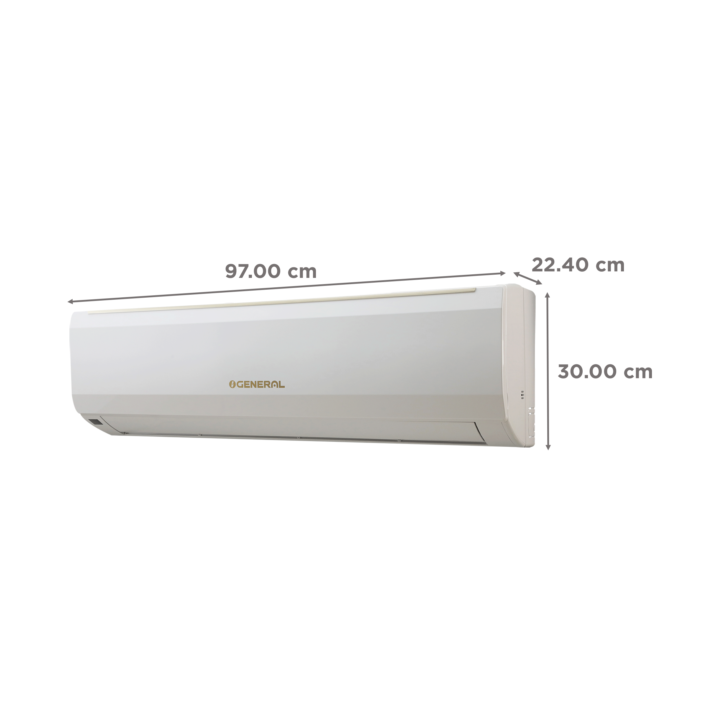 O GENERAL BMW Series 1.1 Ton 3 Star Fixed Speed Split AC (Copper Condenser, Mildew Resistant Filter, ASGA12BMWB-B)_4