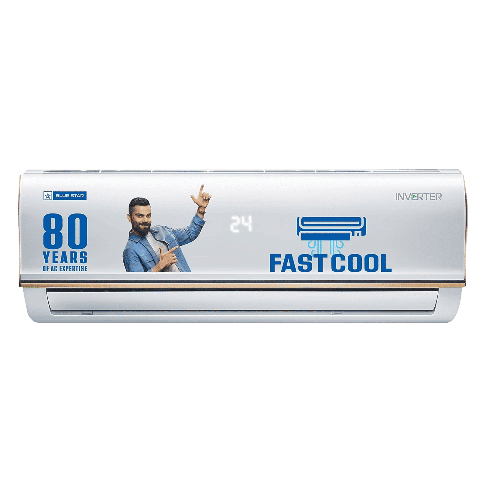 Blue Star 0.8 Ton 3 Star Inverter Split AC (Copper Condenser, Dust Filter, IC309RBTU) Blue Star 0.8 Ton 3 Star Inverter Split AC (Copper Condenser, Dust Filter, IC309RBTU)_1