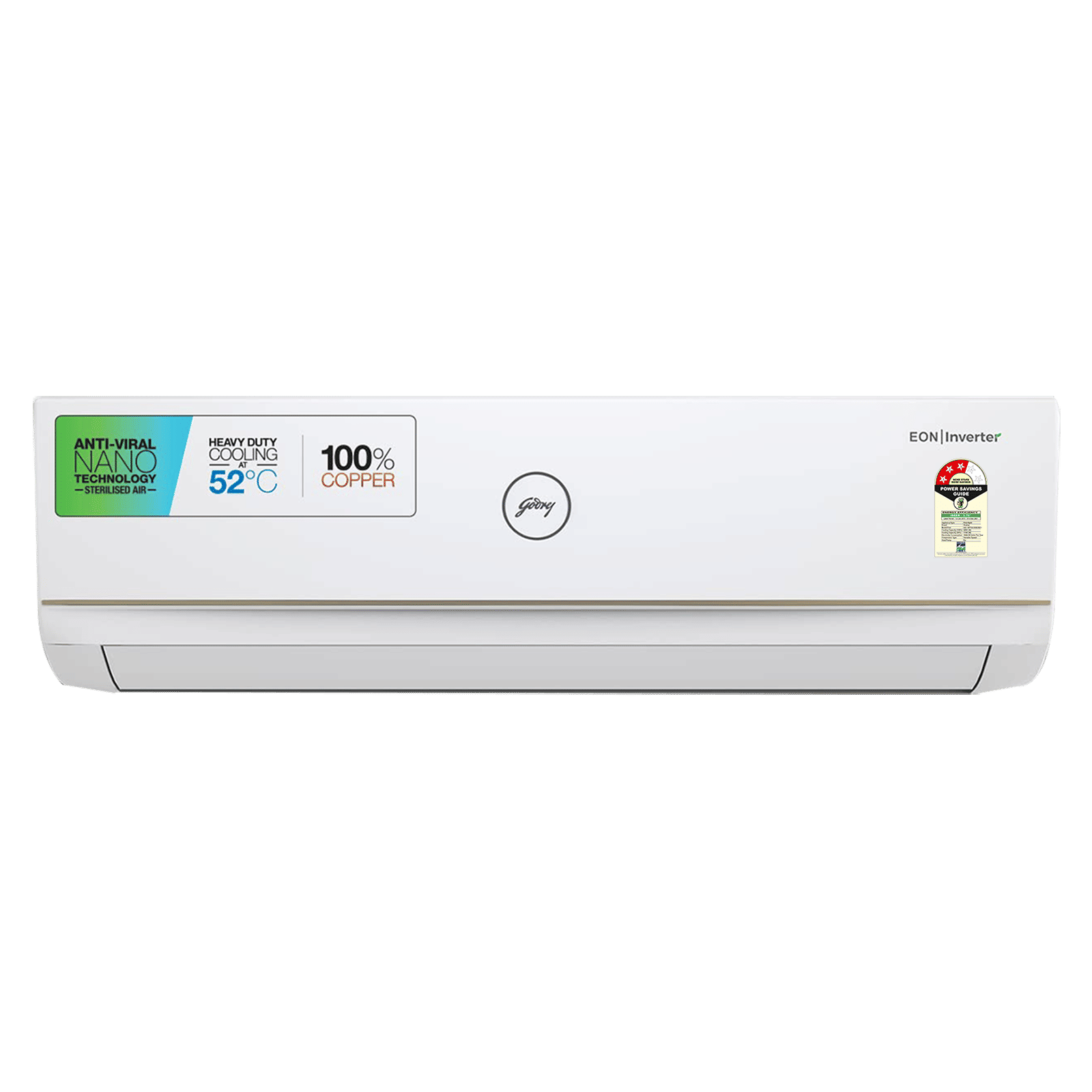 Godrej 5 in 1 Convertible 1.5 Ton 3 Star Inverter Split AC with Active Carbon Filter (Copper Condenser, GIC 18TTC3 GVA) Godrej 5 in 1 Convertible 1.5 Ton 3 Star Inverter Split AC with Active Carbon Filter (Copper Condenser, GIC 18TTC3 GVA)_1
