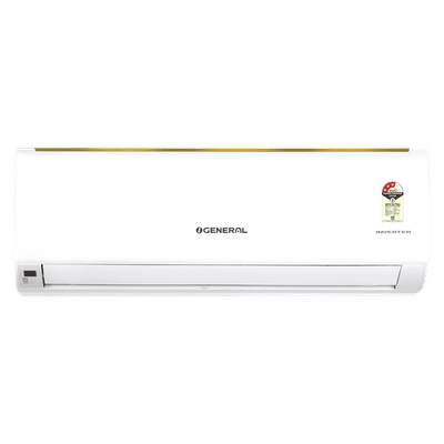 O GENERAL CLW Series 1 Ton 3 Star Inverter Split AC (Copper Condenser, Dust Filter, ASGA12CLWA-B)