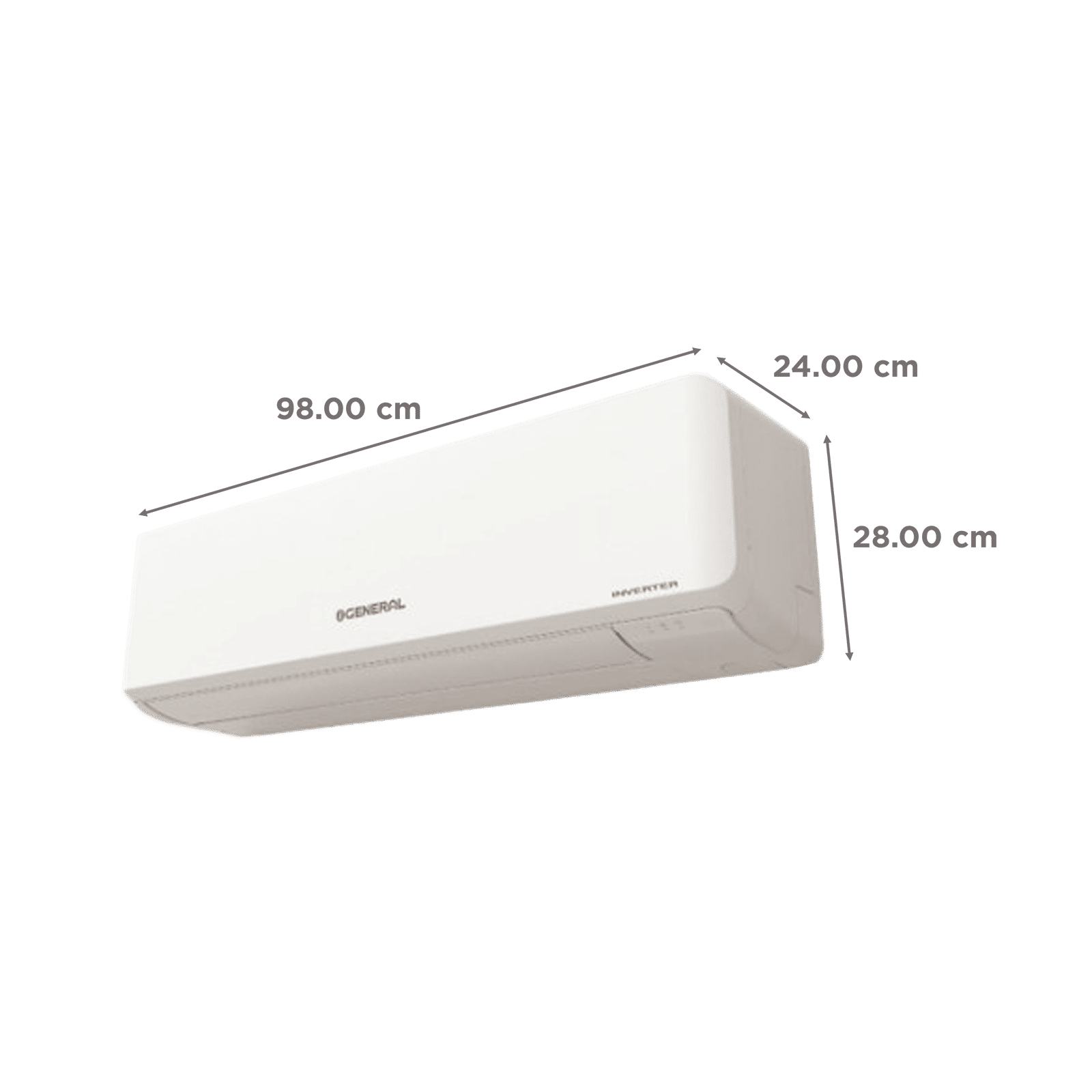O GENERAL KJT Series 2 Ton 5 Star Hot & Cold Inverter Split AC (Copper Condenser, PM 2.5 Filter, ASGG24KJTA-B)_2