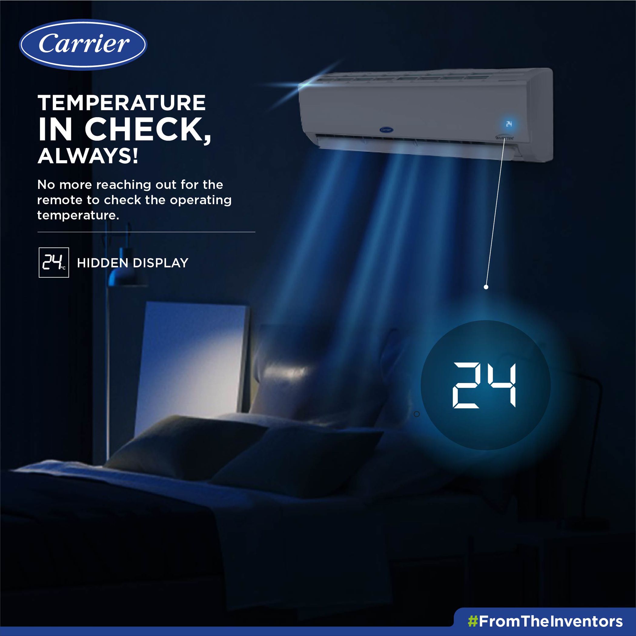 Carrier Ester CXI 4 in 1 Convertible 1.5 Ton 3 Star Flexicool Inverter Split AC with Auto Clean Function (Copper Condenser, CAI18ES3R30F1) Carrier Ester CXI 4 in 1 Convertible 1.5 Ton 3 Star Flexicool Inverter Split AC with Auto Clean Function (Copper Condenser, CAI18ES3R30F1)_12