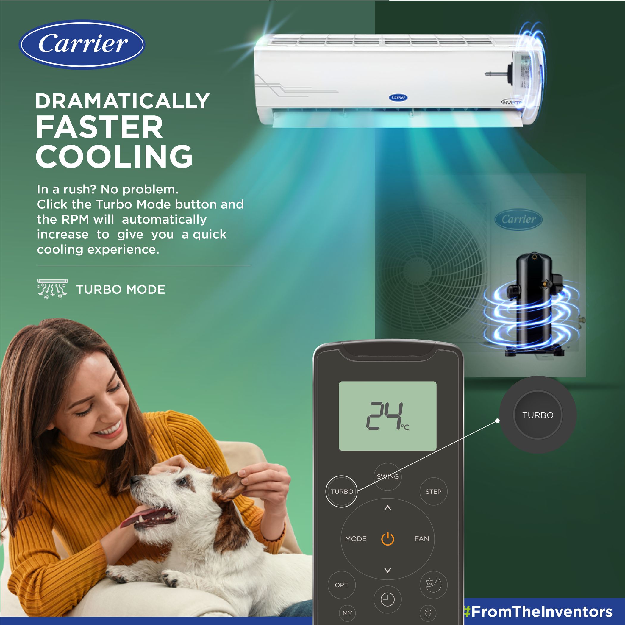 Carrier Ester CXI 4 in 1 Convertible 1.2 Ton 5 Star Flexicool Inverter Split AC with Auto Clean Function (Copper Condenser, CAI14ES5R30F1) Carrier Ester CXI 4 in 1 Convertible 1.2 Ton 5 Star Flexicool Inverter Split AC with Auto Clean Function (Copper Condenser, CAI14ES5R30F1)_6