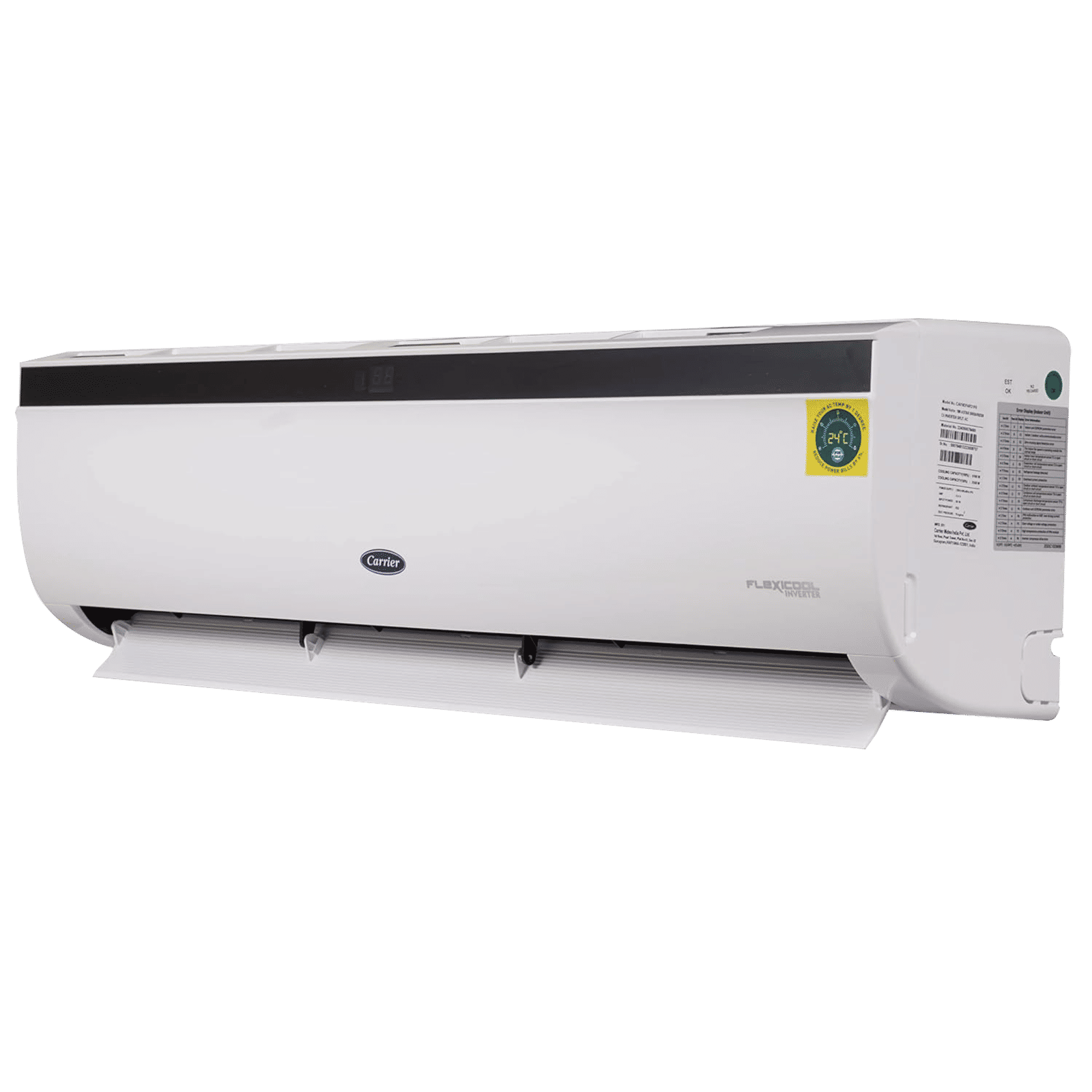 Carrier Durafresh CXI 1.5 Ton 4 Star Inverter Split AC (Copper Condenser, PM 2.5 Micron Filter, CAI18DF4R31F0) Carrier Durafresh CXI 1.5 Ton 4 Star Inverter Split AC (Copper Condenser, PM 2.5 Micron Filter, CAI18DF4R31F0)_6