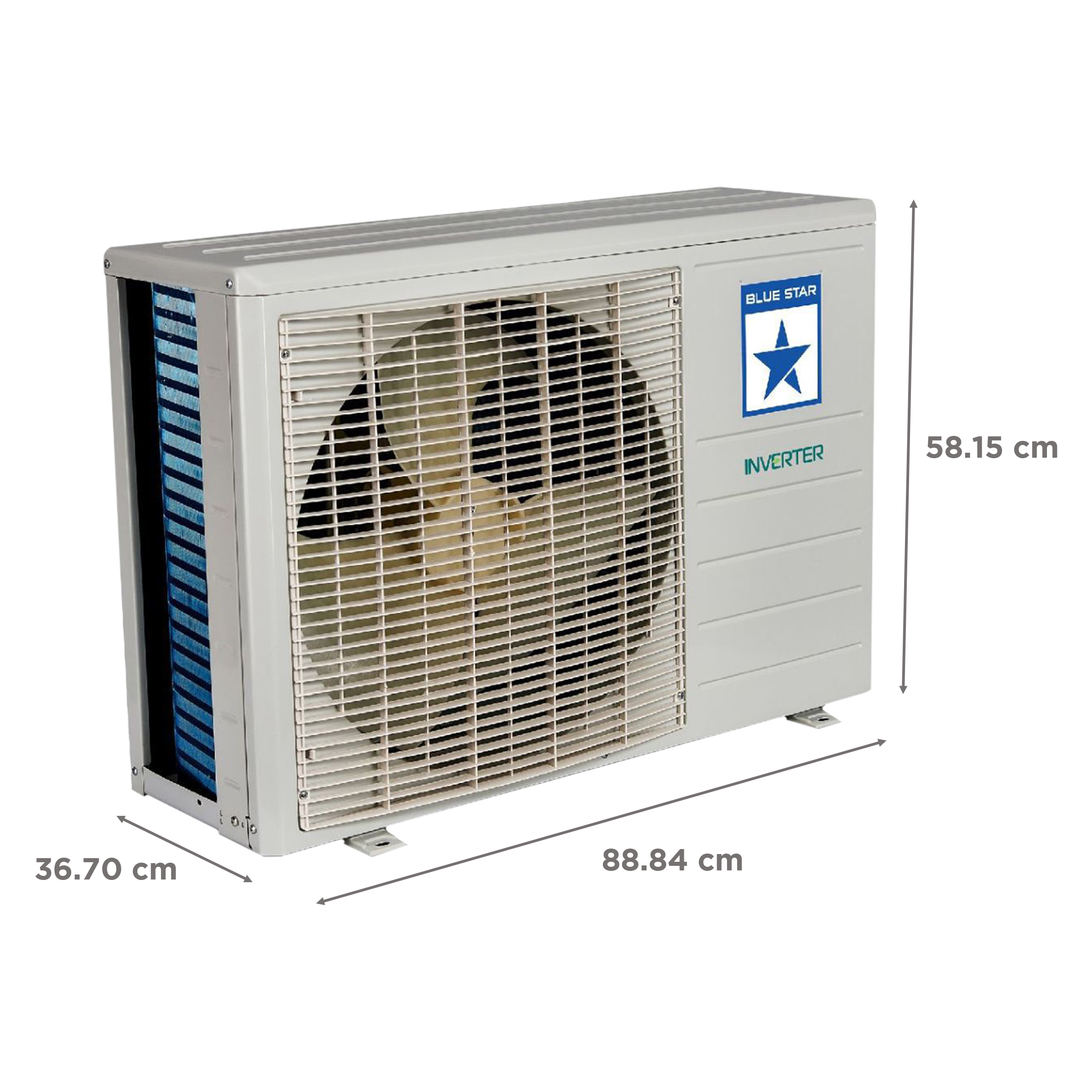 Blue Star 4 in 1 Convertible 1.5 Ton 5 Star Inverter Split AC with Dust Filter (Copper Condenser, IB518DLU) Blue Star 4 in 1 Convertible 1.5 Ton 5 Star Inverter Split AC with Dust Filter (Copper Condenser, IB518DLU)_5