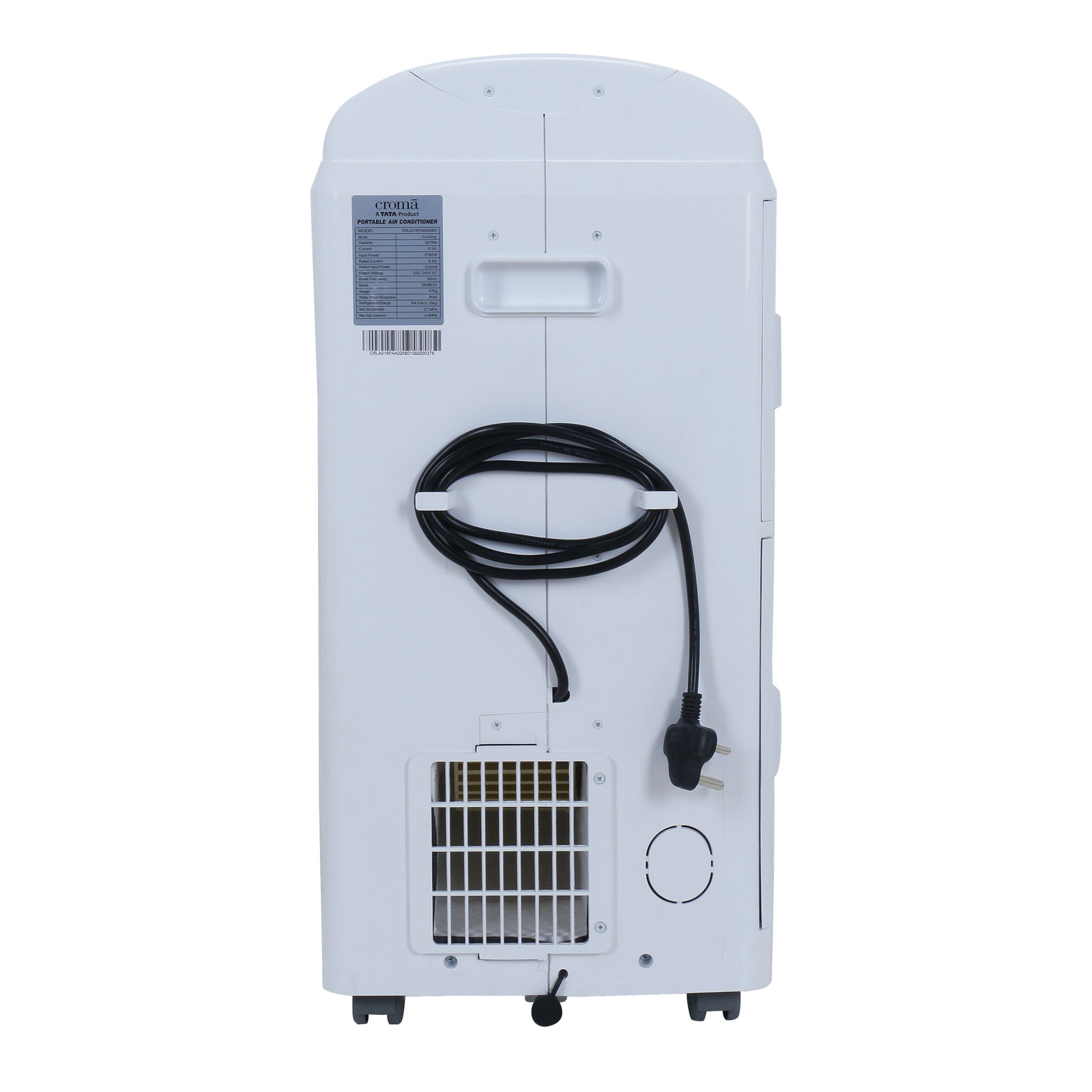 Croma 1.5 Ton Portable AC (Dust Filter, Copper Condenser, CRLA018PAA025801)_4