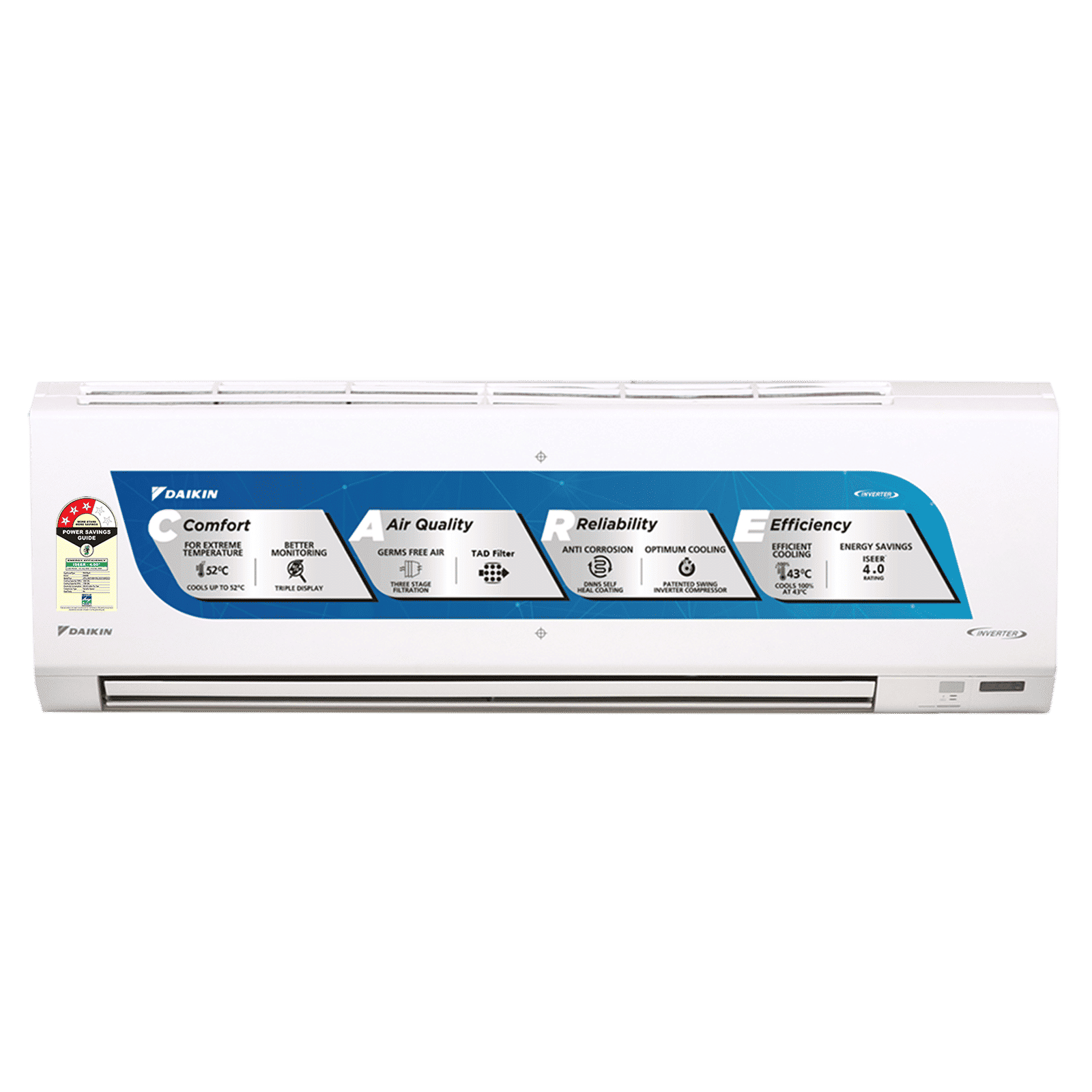 DAIKIN Premium Series 1 Ton 3 Star Inverter Split Smart AC with Dew Clean Technology (Copper Condenser, ATKL35UV16W) DAIKIN Premium Series 1 Ton 3 Star Inverter Split Smart AC with Dew Clean Technology (Copper Condenser, ATKL35UV16W)_1