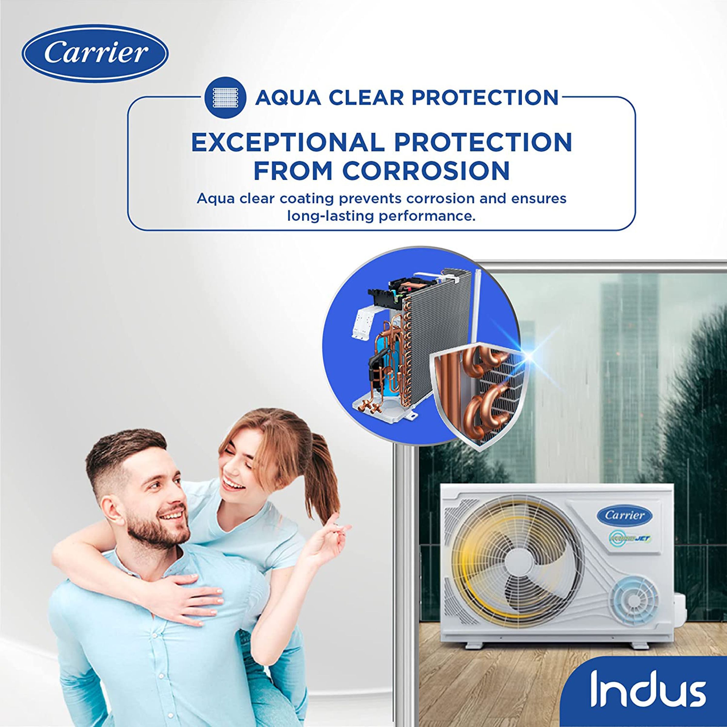 Carrier Indus CXI 4 in1 Convertible 1.5 Ton 3 Star Inverter Split AC with Anti-Bacteria Filter (Copper Condenser, INDUS Cxi BG) Carrier Indus CXI 4 in1 Convertible 1.5 Ton 3 Star Inverter Split AC with Anti-Bacteria Filter (Copper Condenser, INDUS Cxi BG)_7