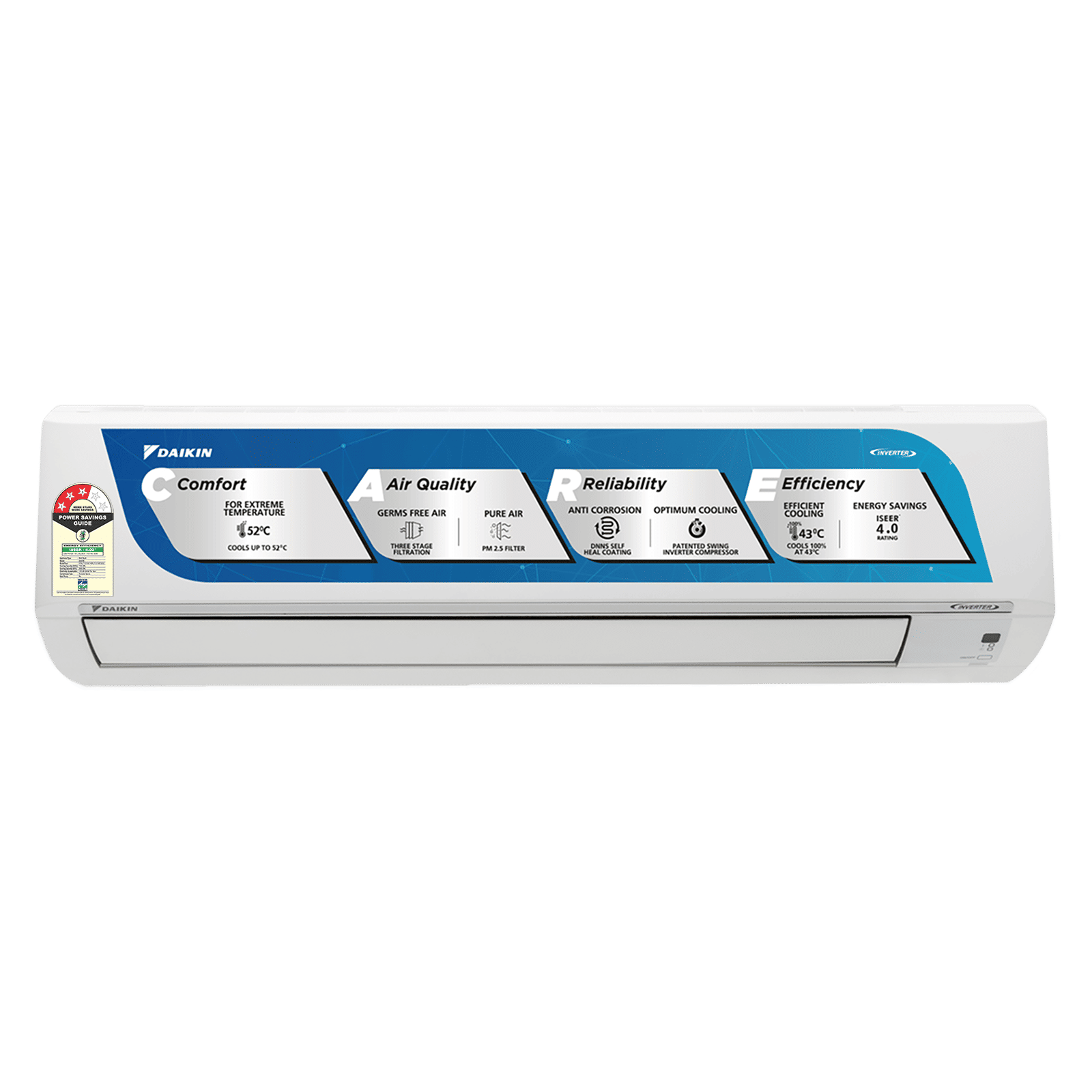 DAIKIN Standard Plus Series 2.02 Ton 3 Star Inverter Split AC (Copper Condenser, PM 2.5 Filter, FTKL71U) DAIKIN Standard Plus Series 2.02 Ton 3 Star Inverter Split AC (Copper Condenser, PM 2.5 Filter, FTKL71U)_1