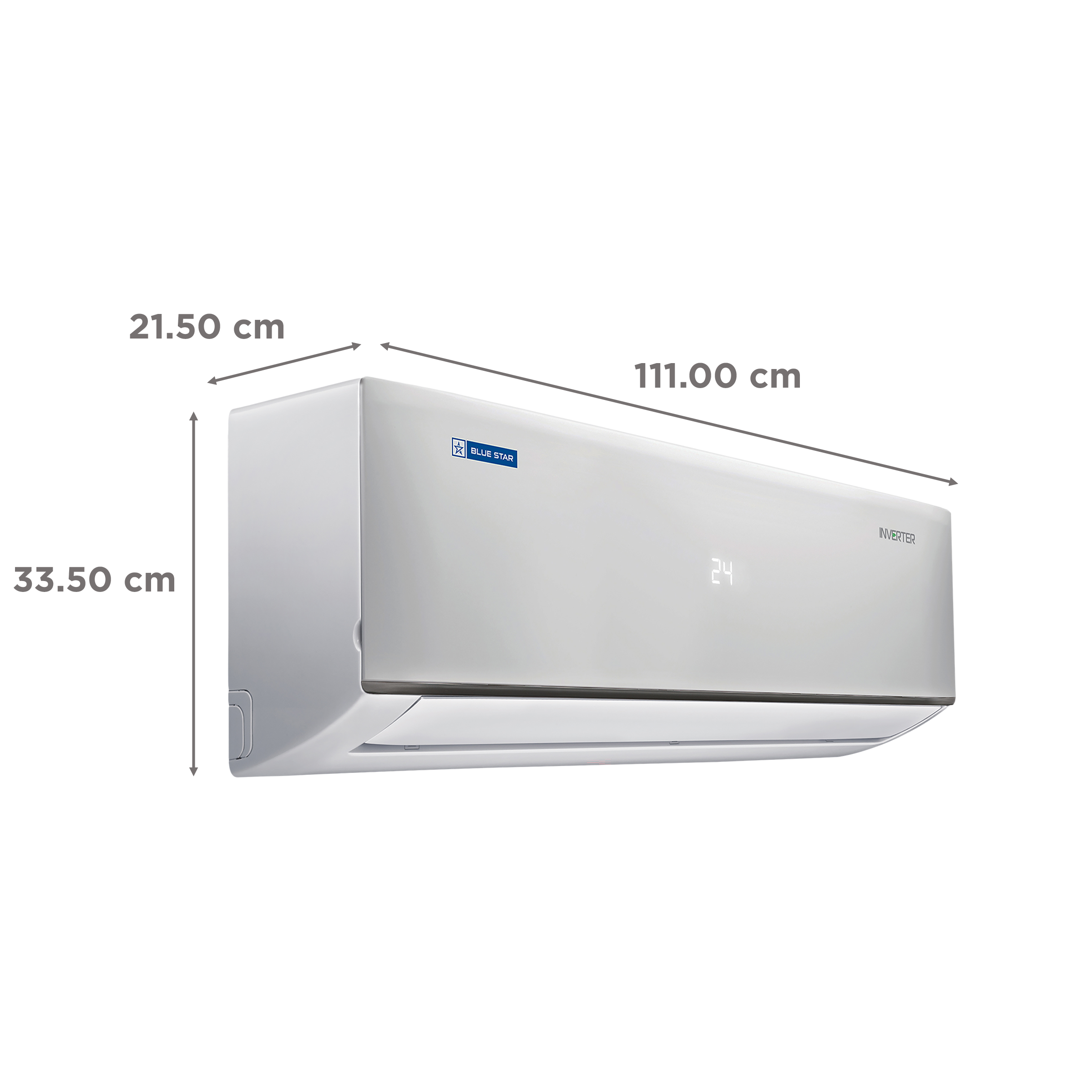 Blue Star DN 4 in 1 Convertible 2 Ton 5 Star Inverter Split AC with Dust Filter (Copper Condenser, IA524DNU) Blue Star DN 4 in 1 Convertible 2 Ton 5 Star Inverter Split AC with Dust Filter (Copper Condenser, IA524DNU)_4