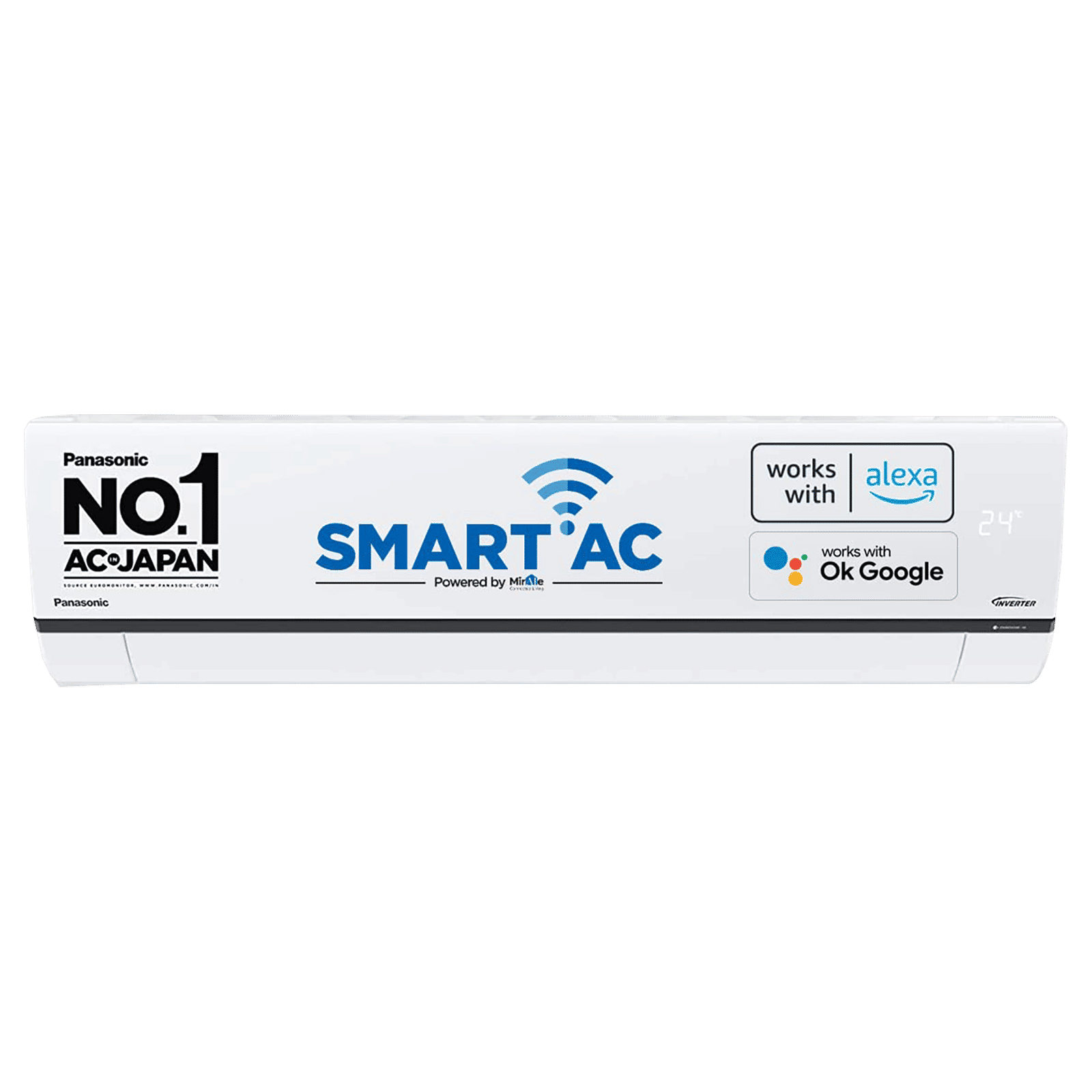 Panasonic 1 Ton 3 Star Inverter Split Smart AC with Shield Blue Technology (Copper Condenser, Anti-Duct Filter, CS/CU-WU12YKYXF) Panasonic 1 Ton 3 Star Inverter Split Smart AC with Shield Blue Technology (Copper Condenser, Anti-Duct Filter, CS/CU-WU12YKYXF)_1
