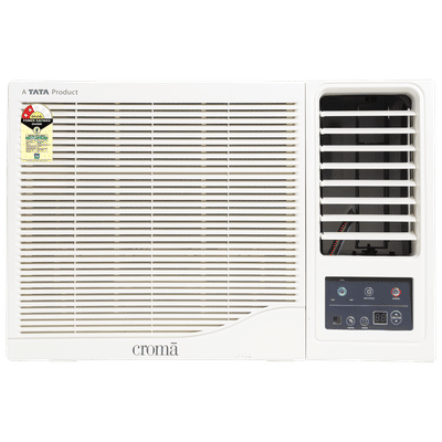 Croma 1 Ton 2 Star Fixed Speed Window AC (Copper Condenser, Dust Filter)