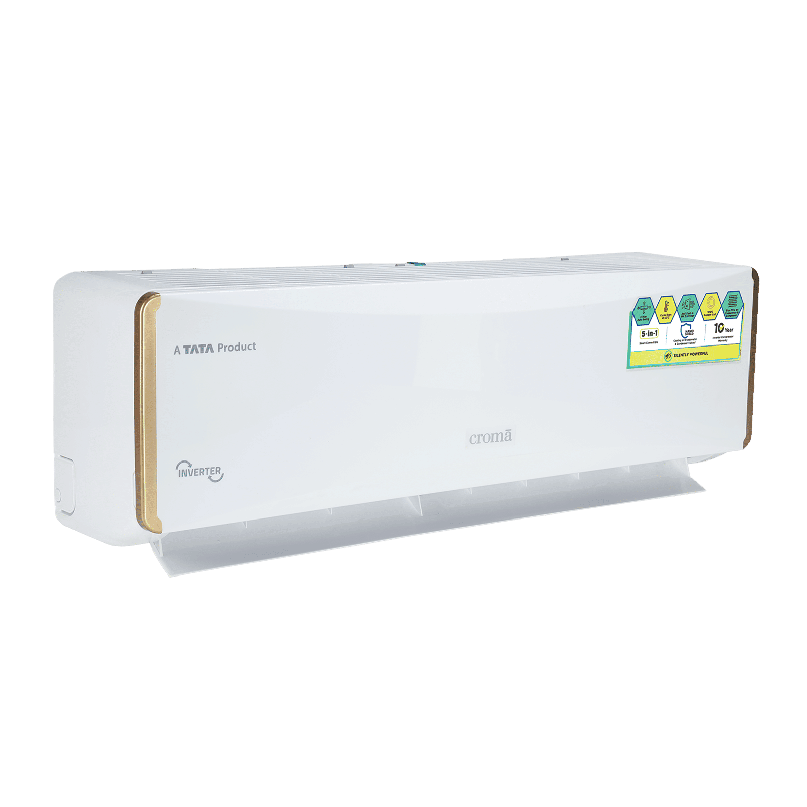 Croma 5 in 1 Convertible 1.4 Ton 3 Star Inverter Split AC with Self Diagnosis (Copper Condenser, CRLA017IND255953) Croma 5 in 1 Convertible 1.4 Ton 3 Star Inverter Split AC with Self Diagnosis (Copper Condenser, CRLA017IND255953)_6