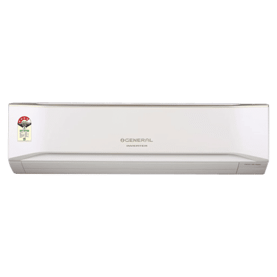 O GENERAL CET Series 2.5 Ton 4 Star Inverter Split Smart AC with Double Swing Automatic 3D Air Flow (Copper Condenser, ASGG30CETA-B)