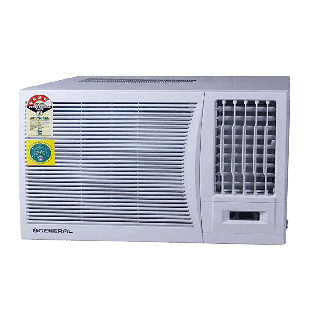 O GENERAL 1.7 Ton 3 Star Window AC ( Copper Condenser, Catechin Filter, AXGB24BAWA-B)_1