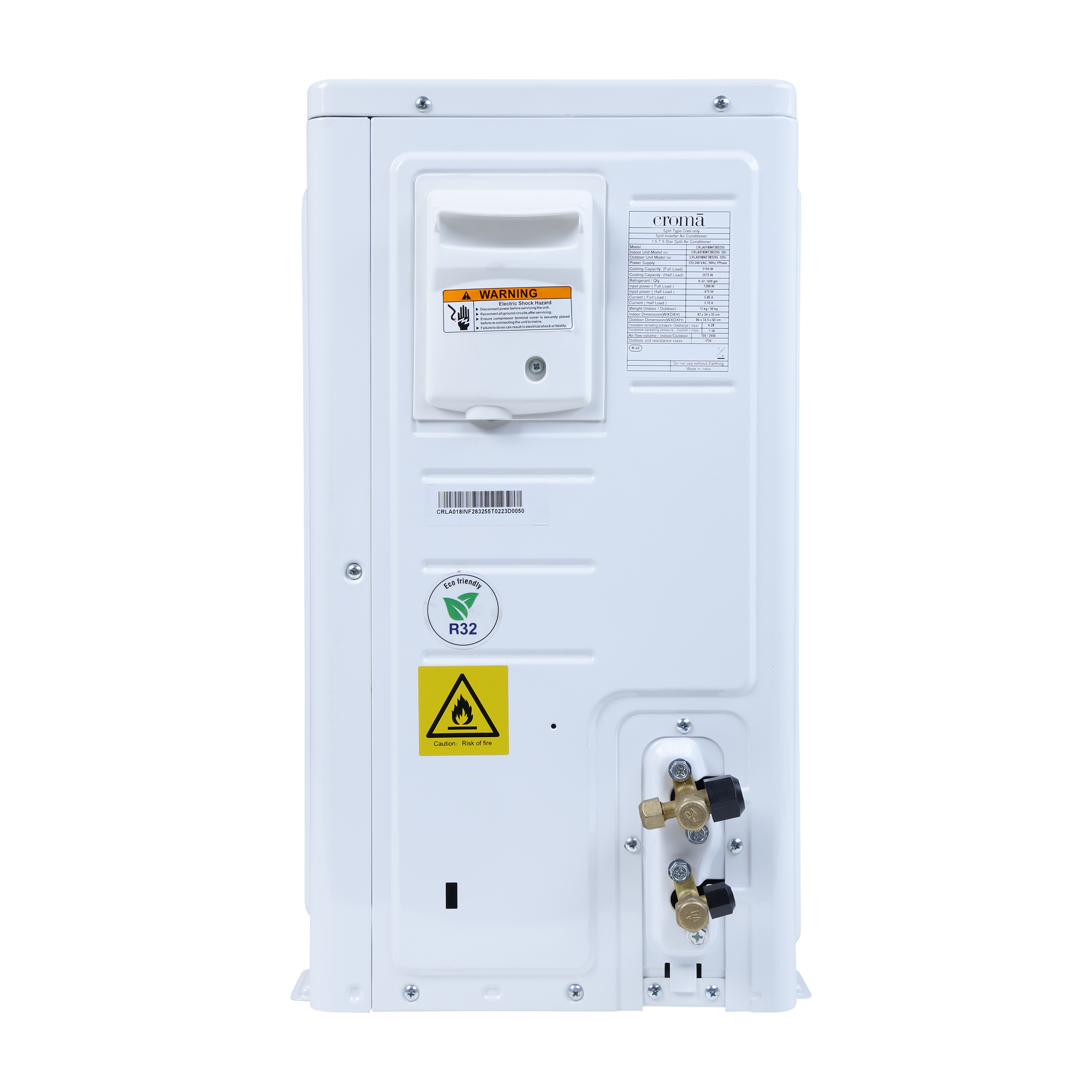 Croma 4 in 1 Convertible 1.5 Ton 5 Star Inverter Split AC with Dust Filter (Copper Condenser, CRLA018INF283255) Croma 4 in 1 Convertible 1.5 Ton 5 Star Inverter Split AC with Dust Filter (Copper Condenser, CRLA018INF283255)_16