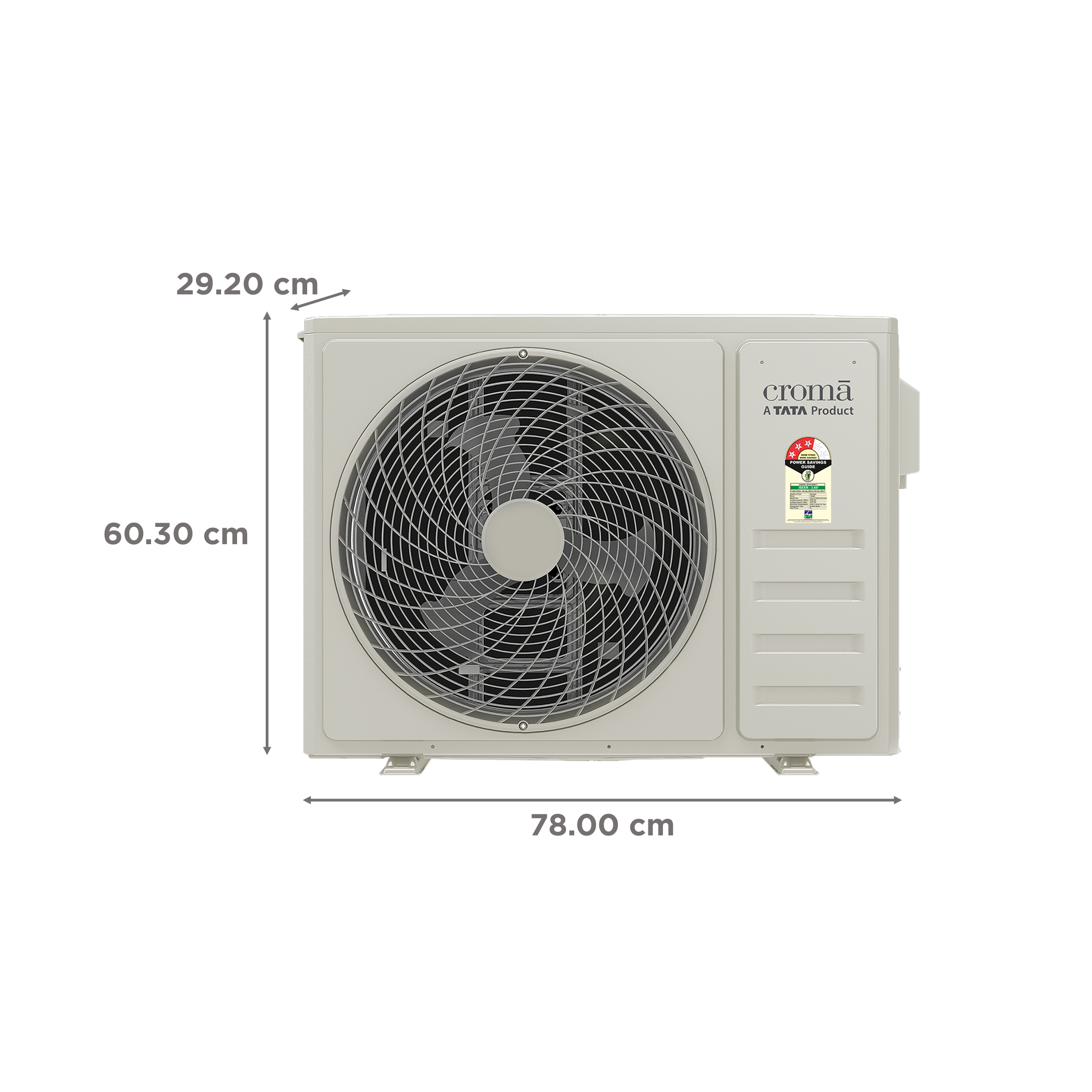 Croma 5 in 1 Convertible 1.5 Ton 3 Star Inverter Split AC with Self Diagnosis (Copper Condenser, CRLA018IND255352) Croma 5 in 1 Convertible 1.5 Ton 3 Star Inverter Split AC with Self Diagnosis (Copper Condenser, CRLA018IND255352)_5