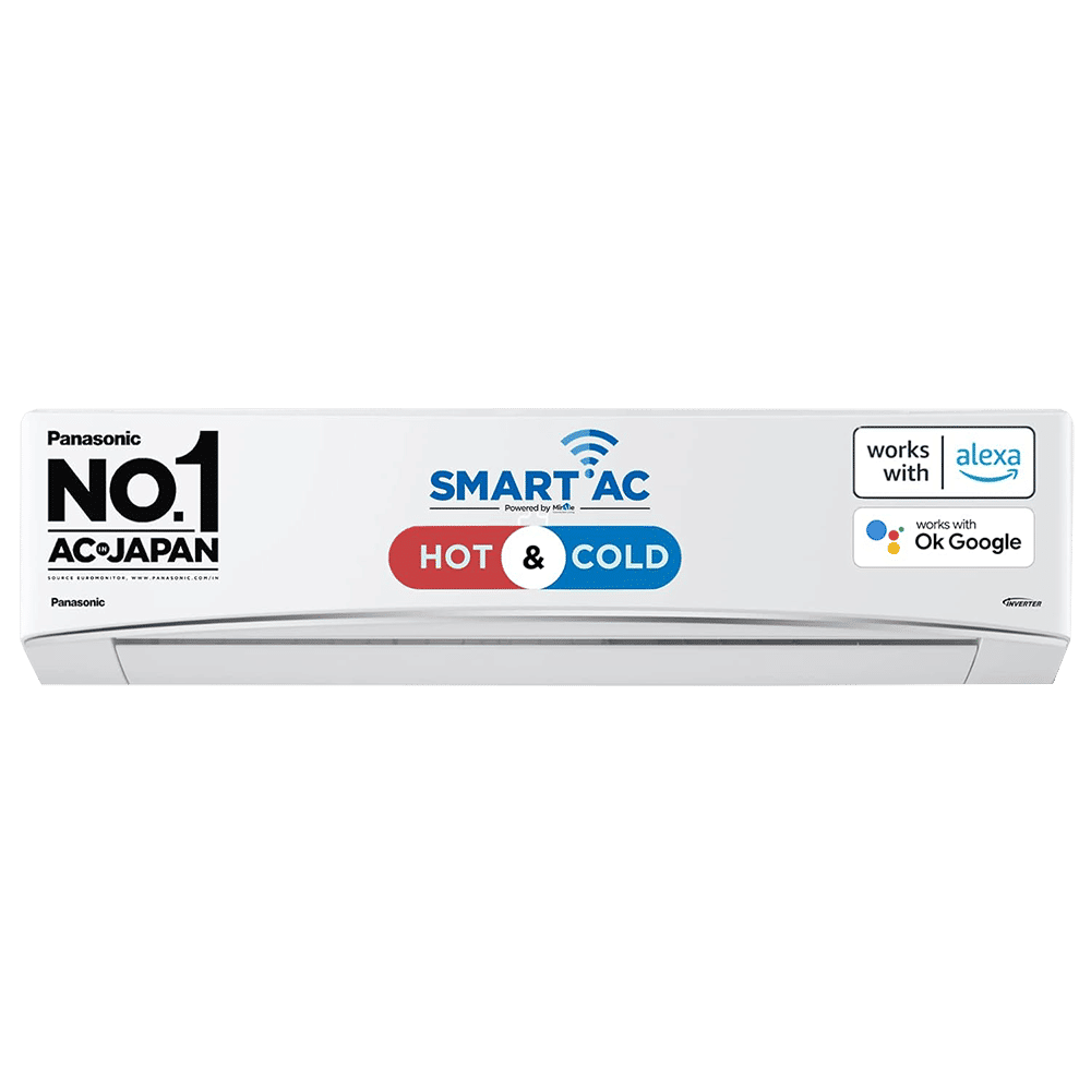 Panasonic KZ 2 Ton 3 Star Hot and Cold Inverter Split Smart AC with Anti-Dust Filter (Copper Condenser, CS/CU-KZ24YKYF) Panasonic KZ 2 Ton 3 Star Hot and Cold Inverter Split Smart AC with Anti-Dust Filter (Copper Condenser, CS/CU-KZ24YKYF)_1