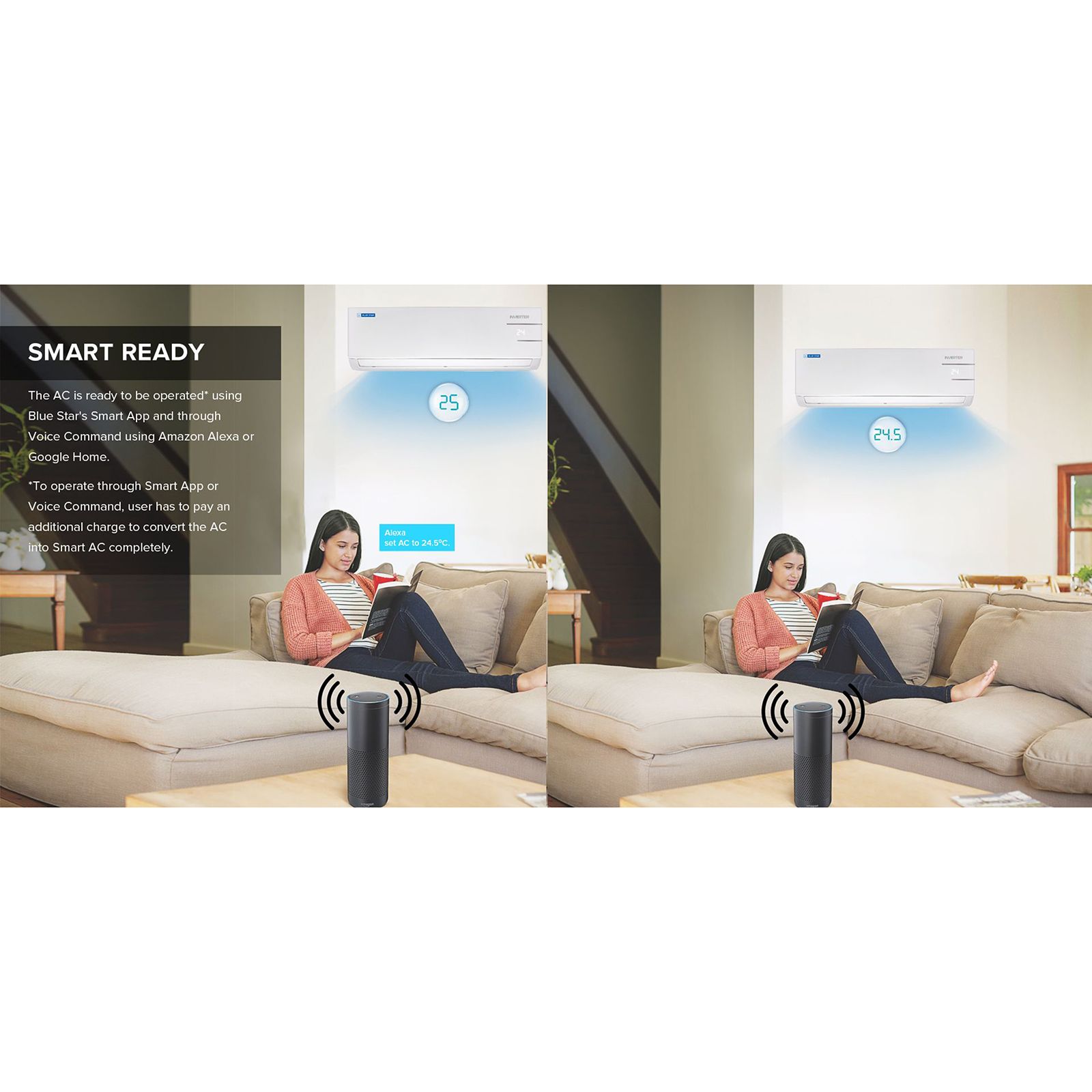 Blue Star 5 in 1 Convertible 1.2 Ton 3 Star Inverter Split AC with Dust Filter ( Copper Condenser, IA315YNU) Blue Star 5 in 1 Convertible 1.2 Ton 3 Star Inverter Split AC with Dust Filter ( Copper Condenser, IA315YNU)_15