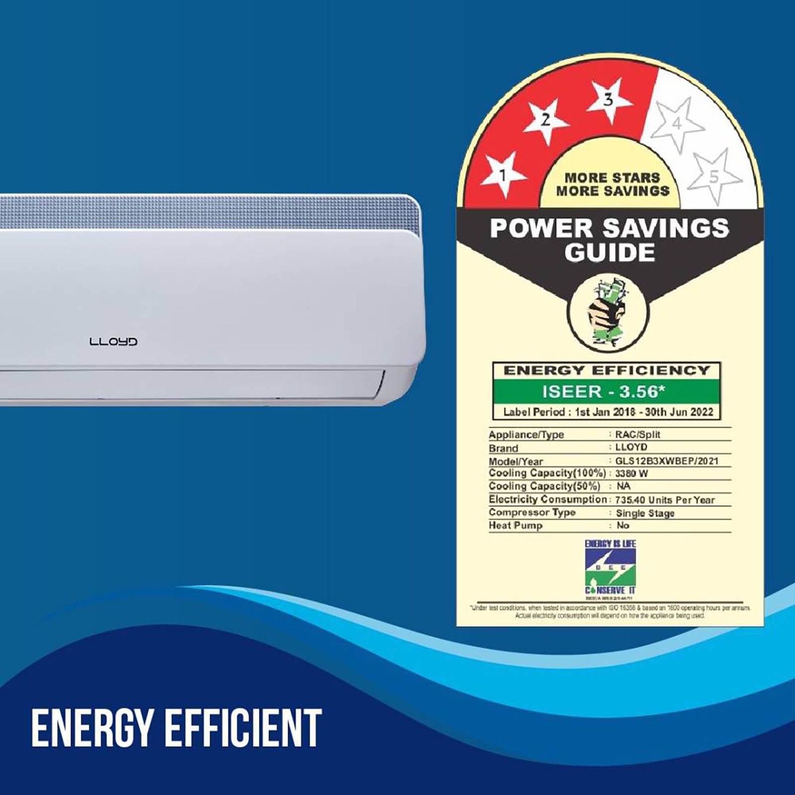 LLOYD 1 Ton 3 Star Split AC (Copper Condenser, GLS12C3XWBEP)_12