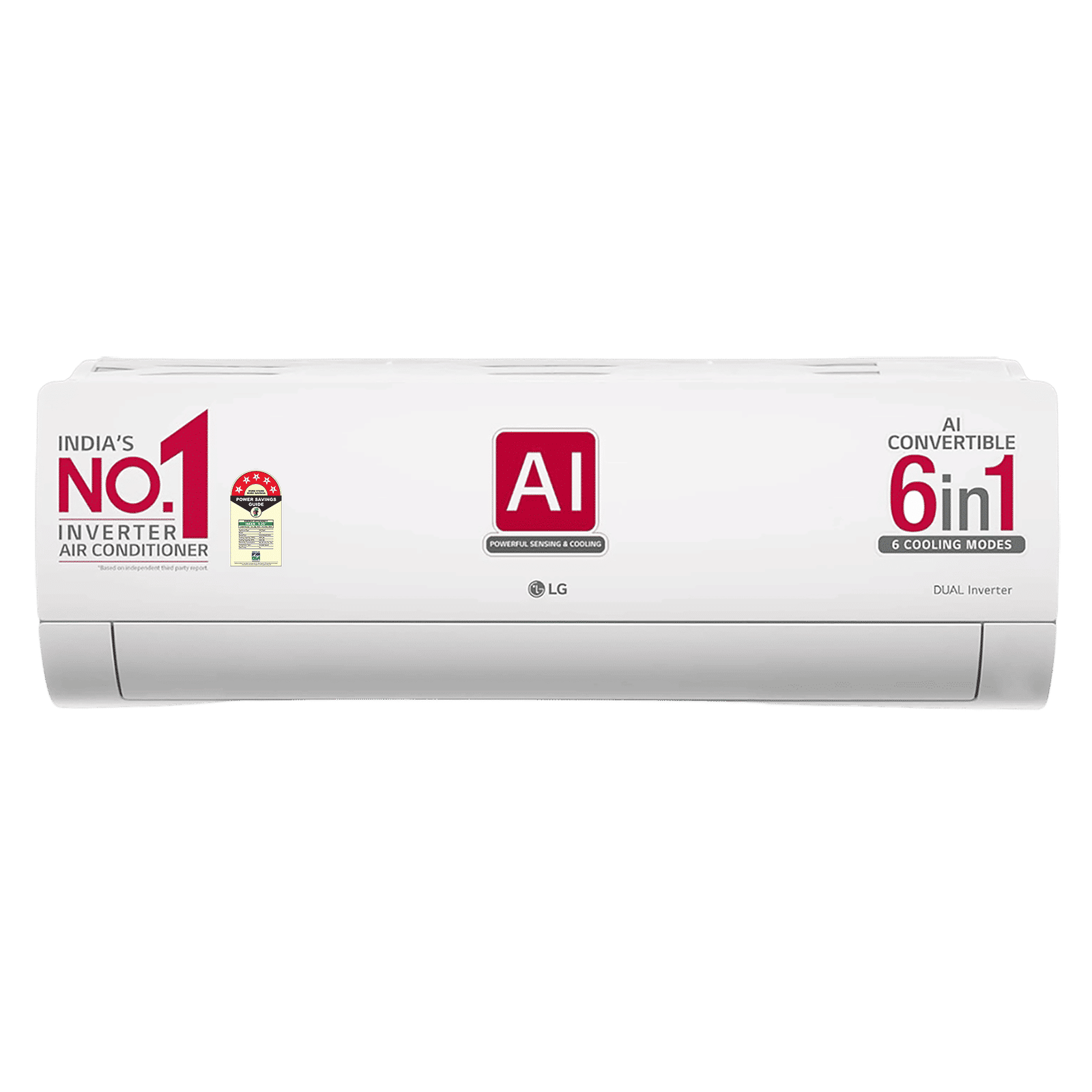 LG 6 in 1 Convertible 1.5 Ton 5 Star AI Dual Inverter Split AC with 4-Way Swing (Copper Condenser, RS-Q19ANZE) LG 6 in 1 Convertible 1.5 Ton 5 Star AI Dual Inverter Split AC with 4-Way Swing (Copper Condenser, RS-Q19ANZE)_1