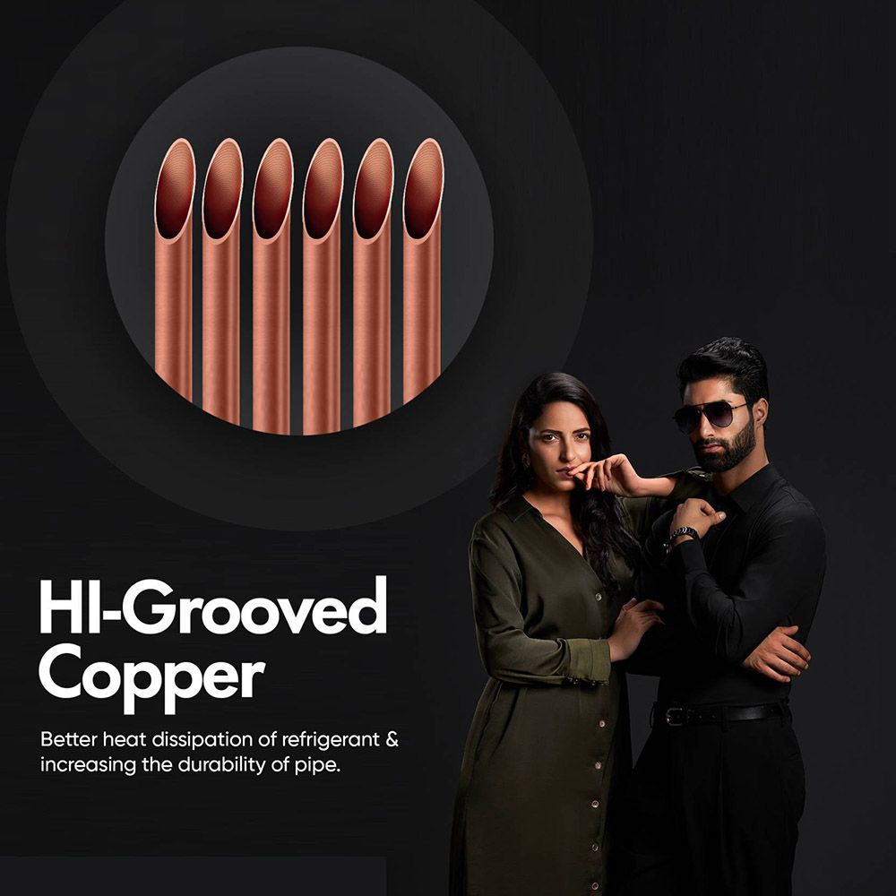 LG 5 in 1 Convertible 2 Ton 3 Star Hot & Cold Dual Inverter Split AC with 4-Way Swing (Copper Condenser, RS-H24VNXE) LG 5 in 1 Convertible 2 Ton 3 Star Hot & Cold Dual Inverter Split AC with 4-Way Swing (Copper Condenser, RS-H24VNXE)_12