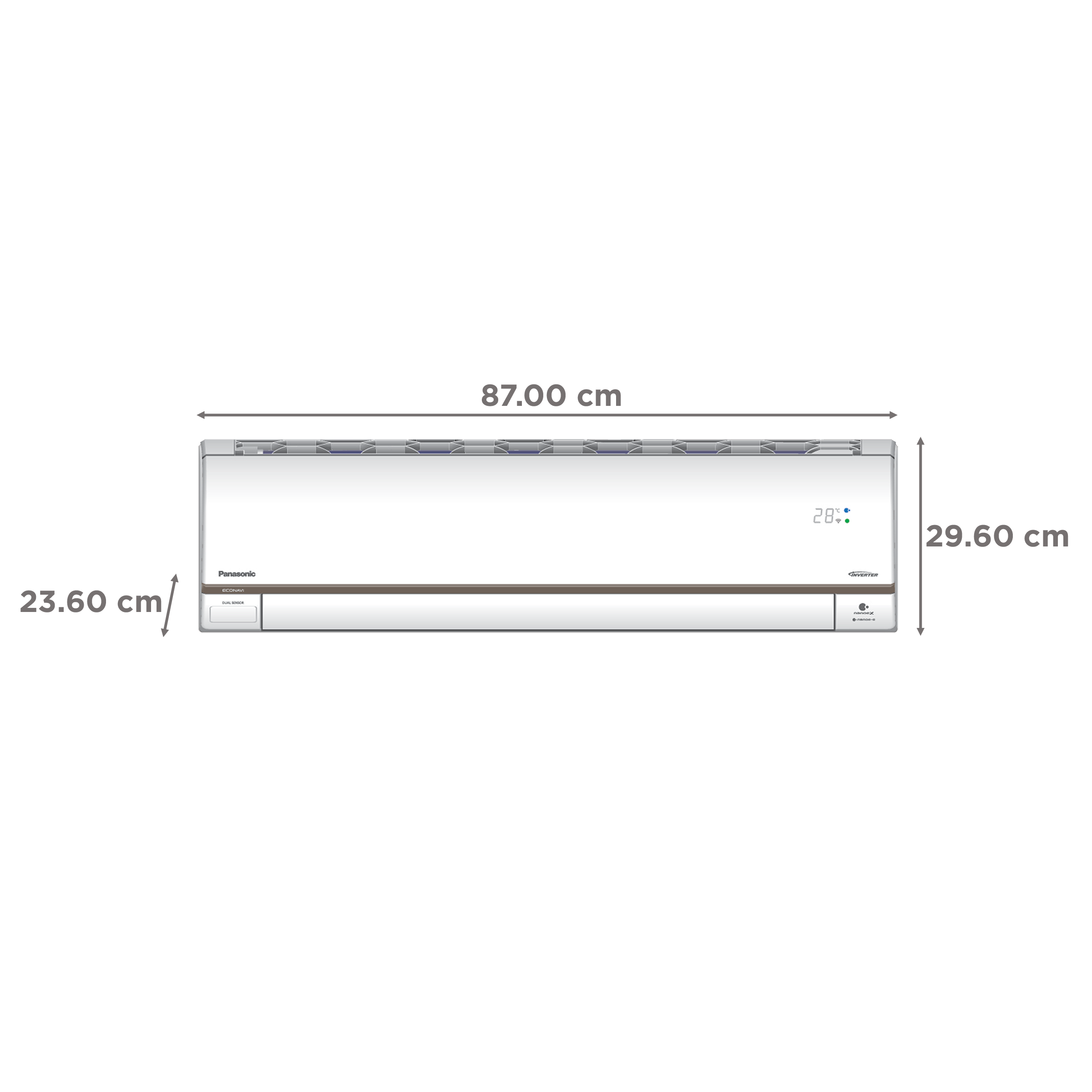 Panasonic 7 in 1 Convertible 1 Ton 5 Star Inverter Split Smart AC with Amazon Alexa and Google Assistant Support (Copper Condenser, CS/CU-HU12ZKYF) Panasonic 7 in 1 Convertible 1 Ton 5 Star Inverter Split Smart AC with Amazon Alexa and Google Assistant Support (Copper Condenser, CS/CU-HU12ZKYF)_4