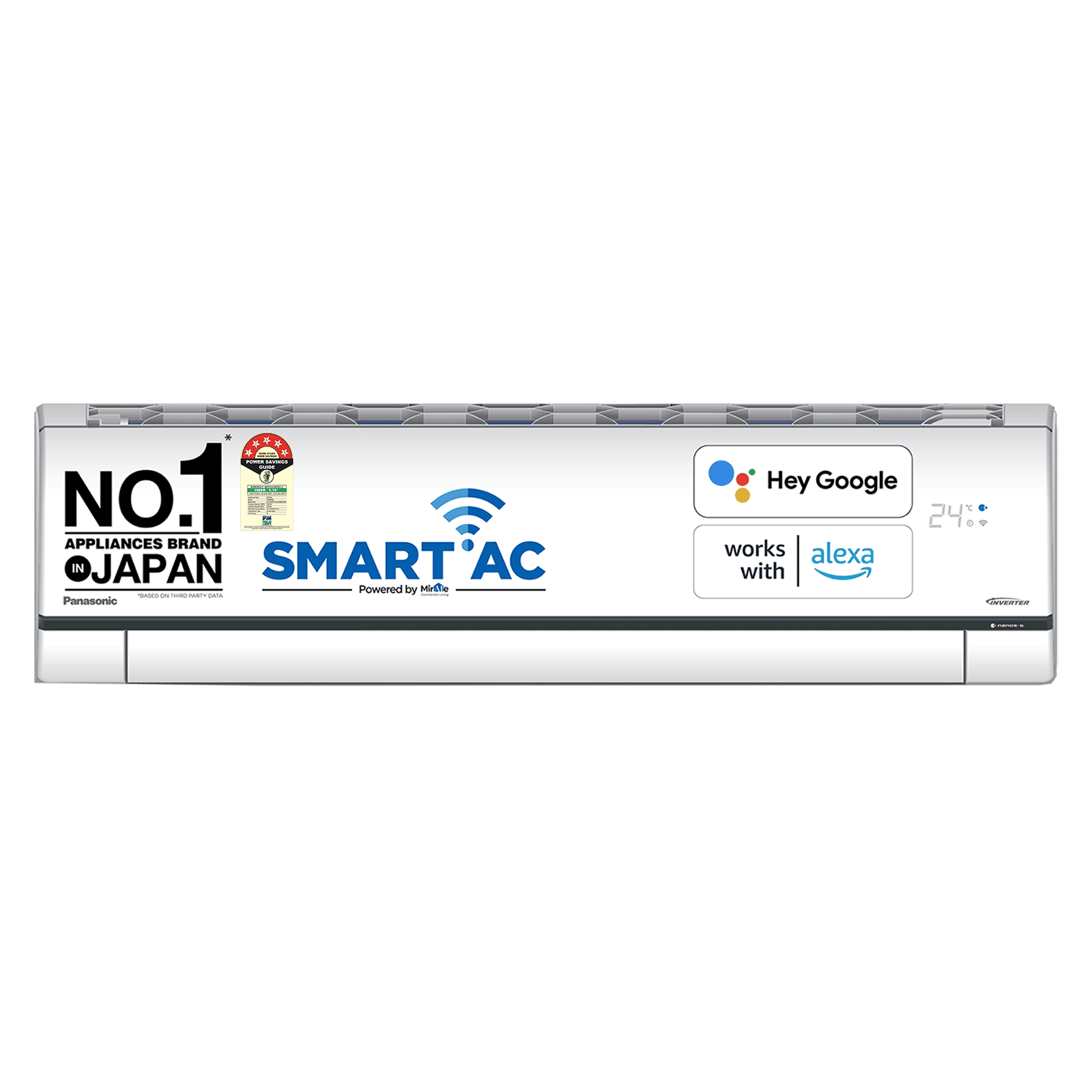 Panasonic 7 in 1 Convertible 1.5 Ton 5 Star Inverter Split Smart AC with Amazon Alexa and Google Assistant Support (Copper Condenser, CS/CU-XU18ZKYF) Panasonic 7 in 1 Convertible 1.5 Ton 5 Star Inverter Split Smart AC with Amazon Alexa and Google Assistant Support (Copper Condenser, CS/CU-XU18ZKYF)_1