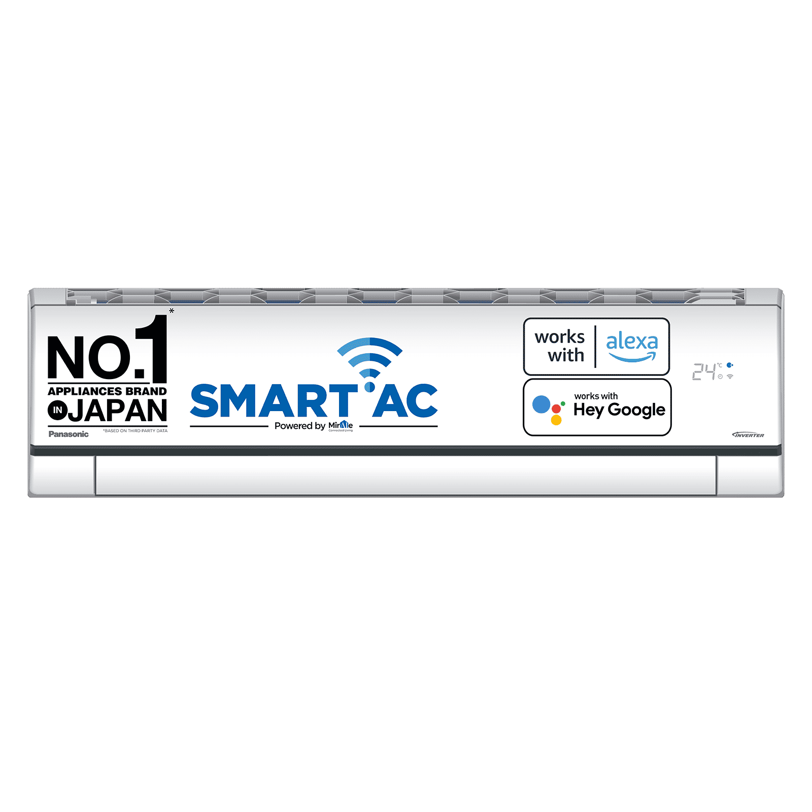 Panasonic 7 in 1 Convertible 1.5 Ton 3 Star Inverter Split Smart AC with Amazon Alexa and Google Assistant Support (Copper Condenser, CS/CU-AU18ZKY3F)_1