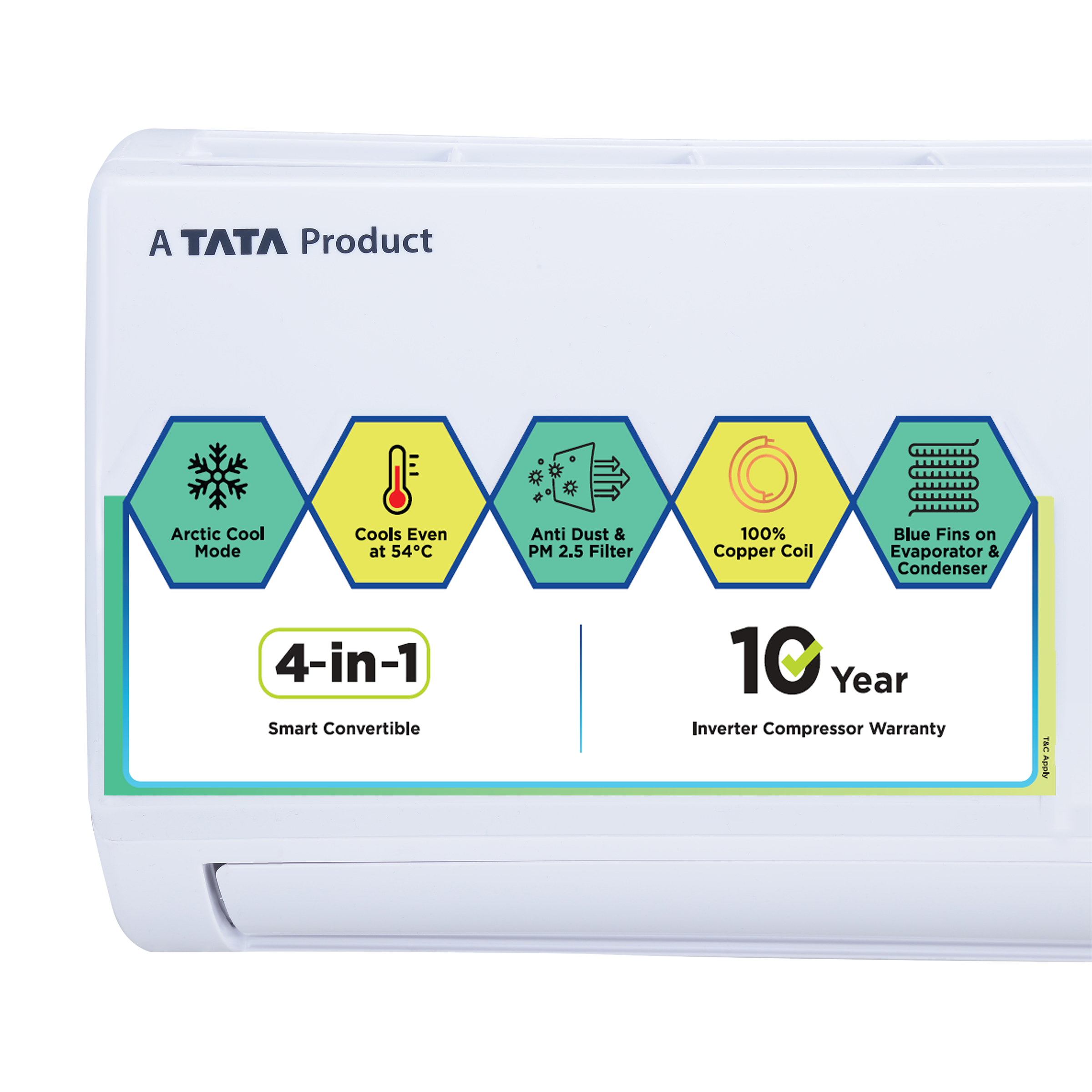 Croma 4 in 1 Convertible 1.5 Ton 3 Star Inverter Split AC with Active Carbon Filter (Copper Condenser, CRLA018IND170258) Croma 4 in 1 Convertible 1.5 Ton 3 Star Inverter Split AC with Active Carbon Filter (Copper Condenser, CRLA018IND170258)_19