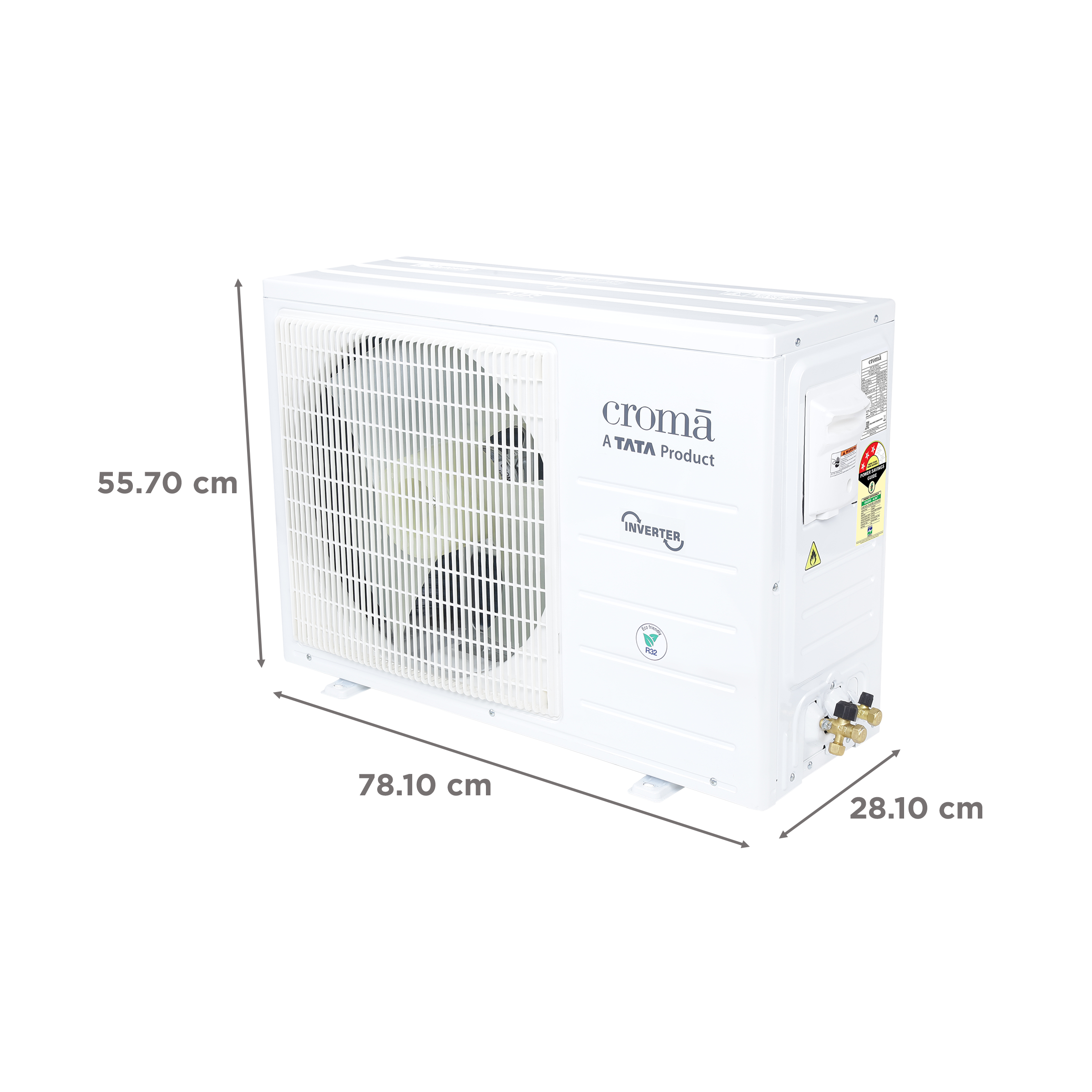 Croma 4 in 1 Convertible 1.5 Ton 3 Star Inverter Split AC with Active Carbon Filter (Copper Condenser, CRLA018IND170258) Croma 4 in 1 Convertible 1.5 Ton 3 Star Inverter Split AC with Active Carbon Filter (Copper Condenser, CRLA018IND170258)_5