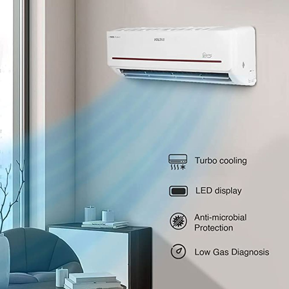 VOLTAS Vectra 1.5 Ton 3 Star Split AC ( Copper Condenser, Anti Dust Filter, 183 Vectra Prism)_10