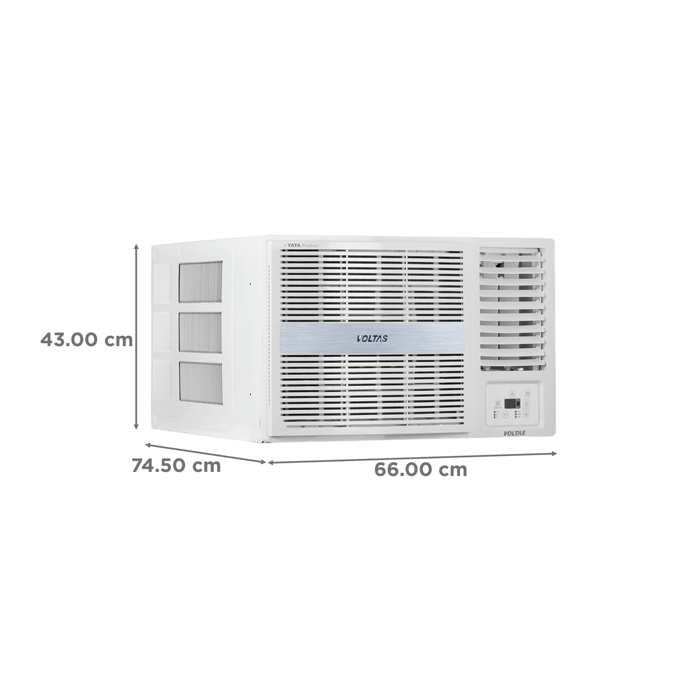 VOLTAS Vertis 2 in 1 Convertible 1.5 Ton 3 Star Inverter Window AC with Anti Dust Filter (Copper Condenser, 183V Vertis Pearl) VOLTAS Vertis 2 in 1 Convertible 1.5 Ton 3 Star Inverter Window AC with Anti Dust Filter (Copper Condenser, 183V Vertis Pearl)_4