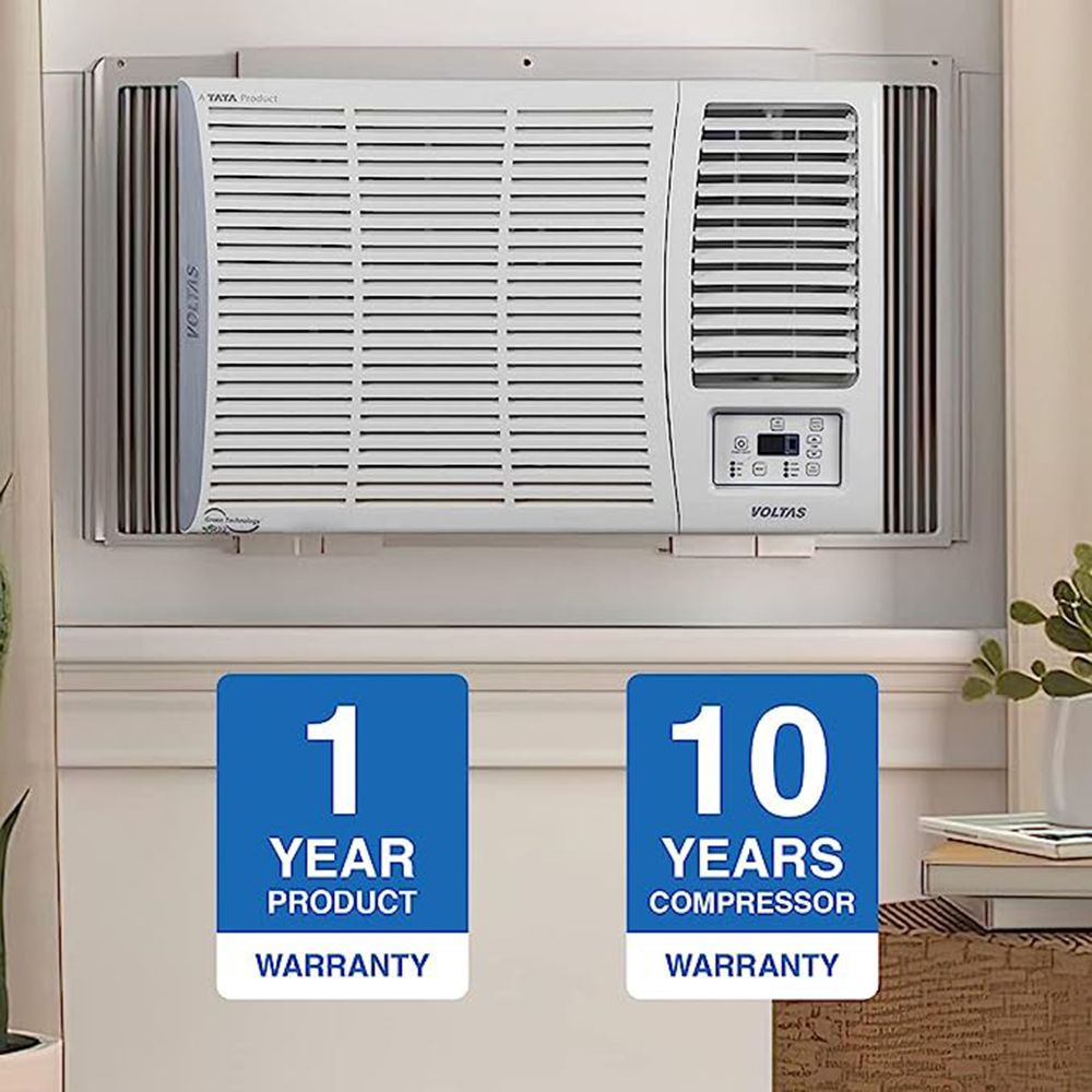 VOLTAS Vectra 1.5 Ton 3 Star Window AC ( Copper Condenser, Anti Dust Filter, 183 Vectra Pearl )_11