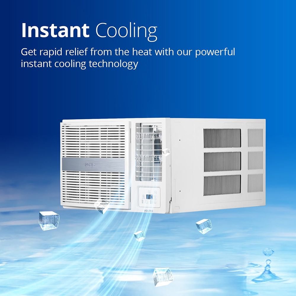 VOLTAS Vectra 1.5 Ton 3 Star Window AC ( Copper Condenser, Anti Dust Filter, 183 Vectra Pearl )_14