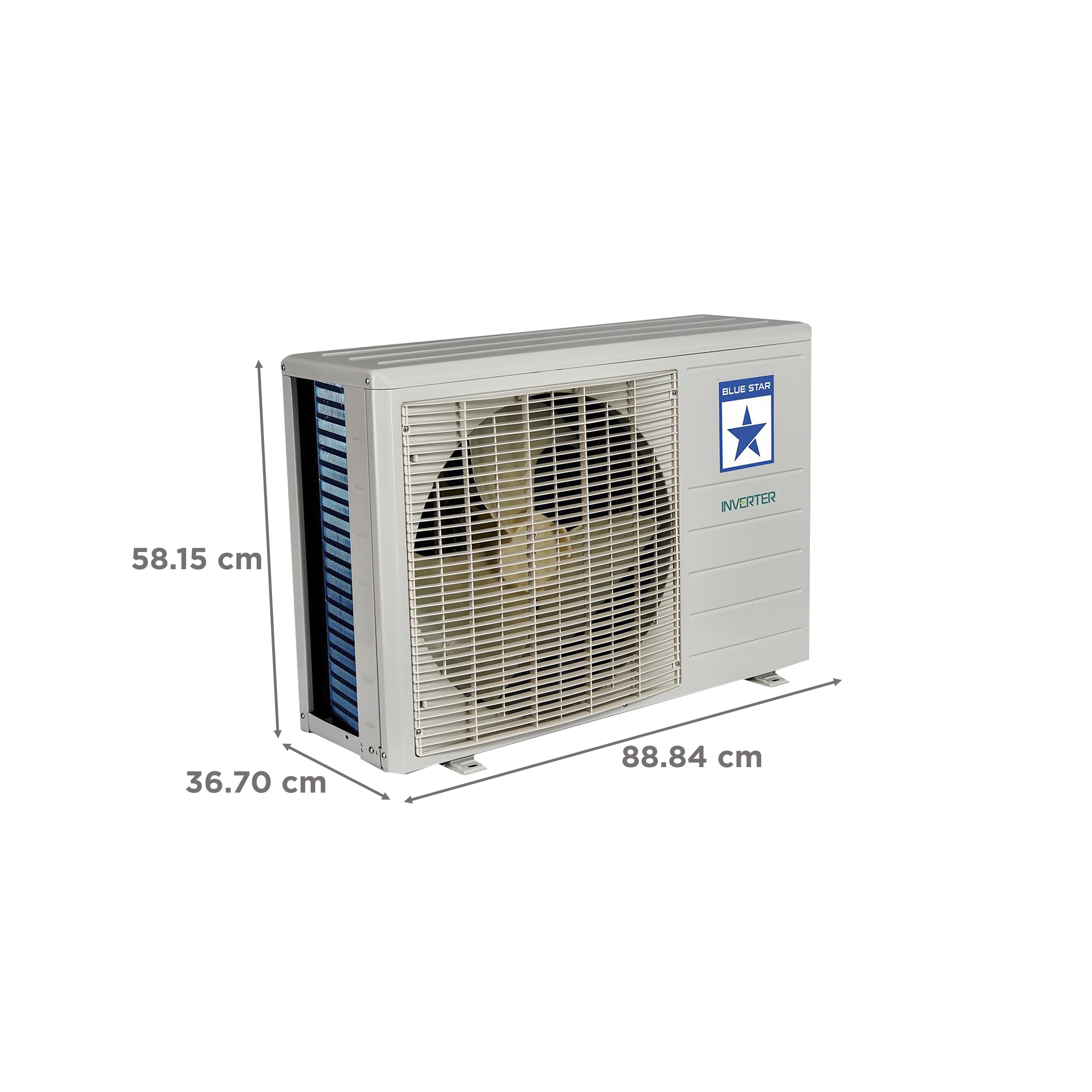 Blue Star 5 in 1 Convertible 1.5 Ton 5 Star Inverter Split AC with 4-Way Swing (Copper Condenser, IC518VNU) Blue Star 5 in 1 Convertible 1.5 Ton 5 Star Inverter Split AC with 4-Way Swing (Copper Condenser, IC518VNU)_5