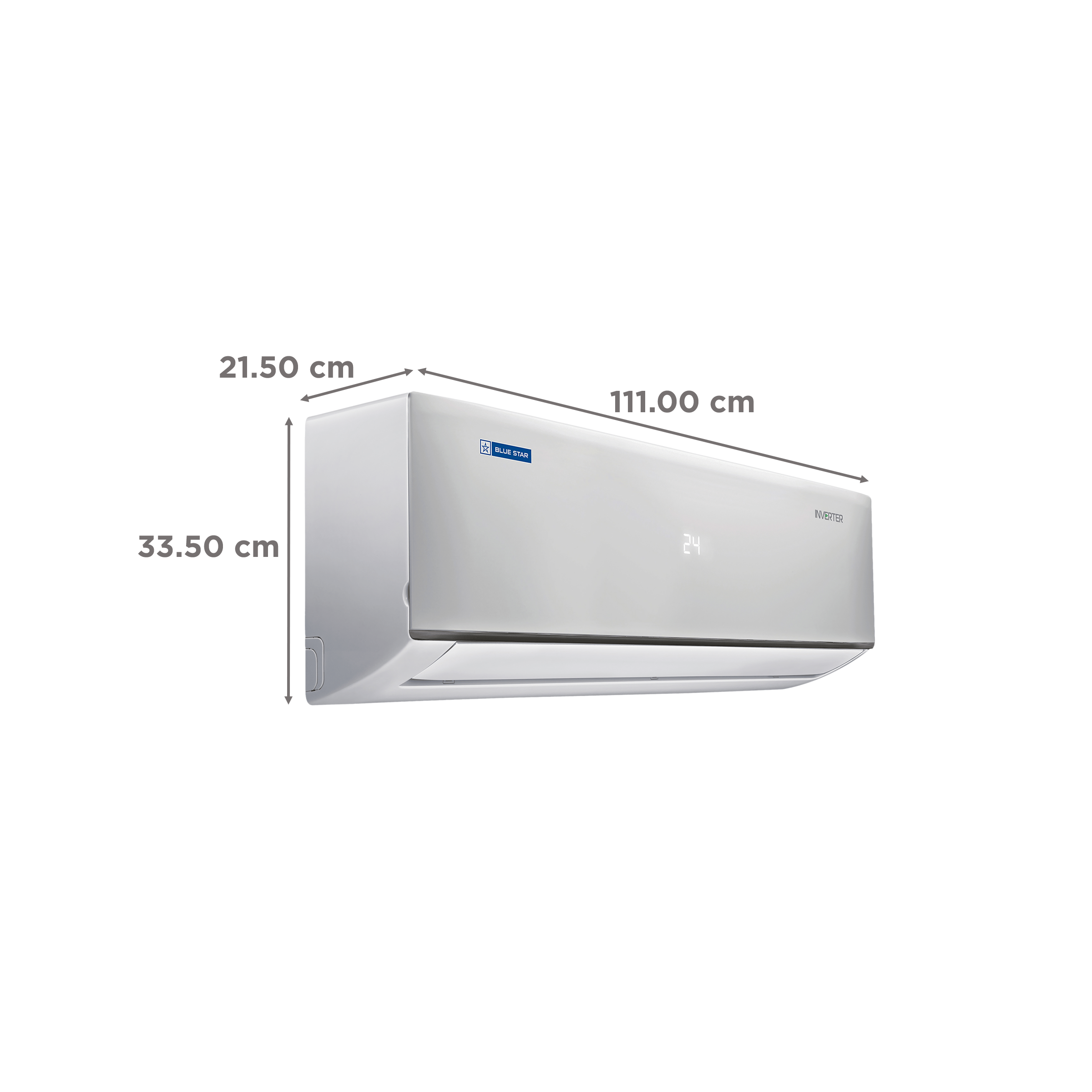 Blue Star 5 in 1 Convertible 2 Ton 5 Star Inverter Split AC with Turbo Cool Technology (Copper Condenser, IC524DNU) Blue Star 5 in 1 Convertible 2 Ton 5 Star Inverter Split AC with Turbo Cool Technology (Copper Condenser, IC524DNU)_4
