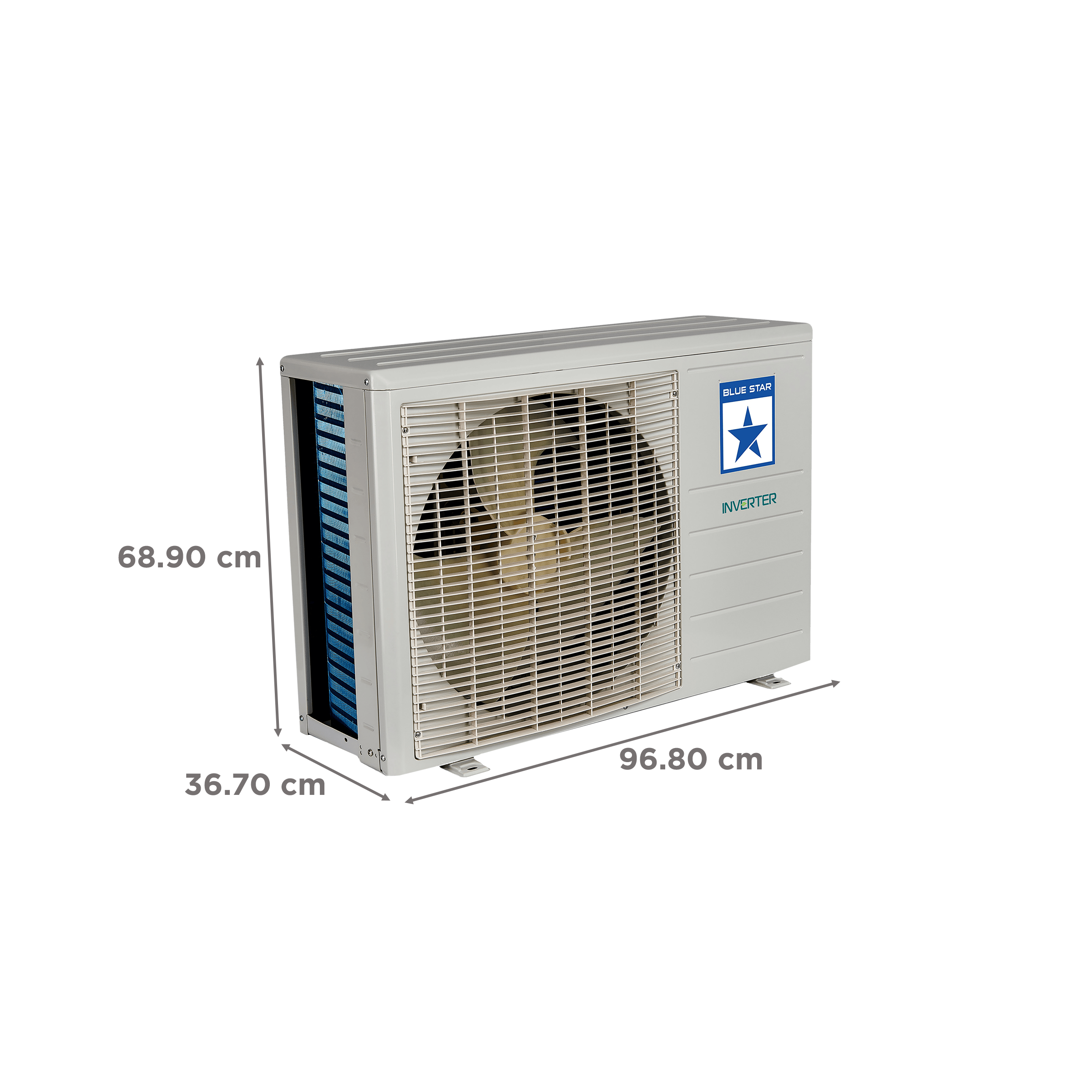 Blue Star 5 in 1 Convertible 2 Ton 5 Star Inverter Split AC with Turbo Cool Technology (Copper Condenser, IC524DNU) Blue Star 5 in 1 Convertible 2 Ton 5 Star Inverter Split AC with Turbo Cool Technology (Copper Condenser, IC524DNU)_5