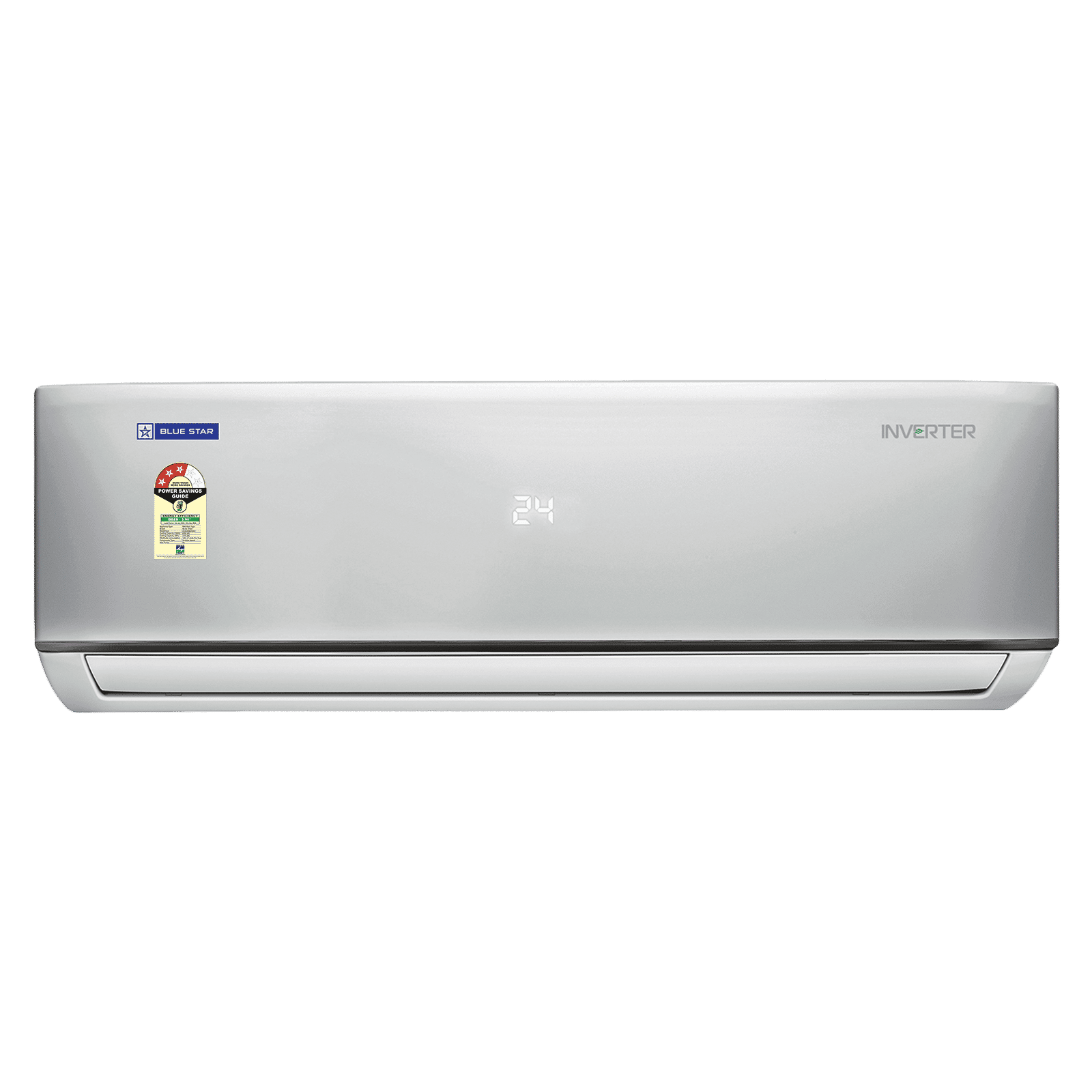 Blue Star 5 in 1 Convertible 2 Ton 3 Star Inverter Split AC with Self Diagnosis ( Copper Condenser, IC324DNU) Blue Star 5 in 1 Convertible 2 Ton 3 Star Inverter Split AC with Self Diagnosis ( Copper Condenser, IC324DNU)_1