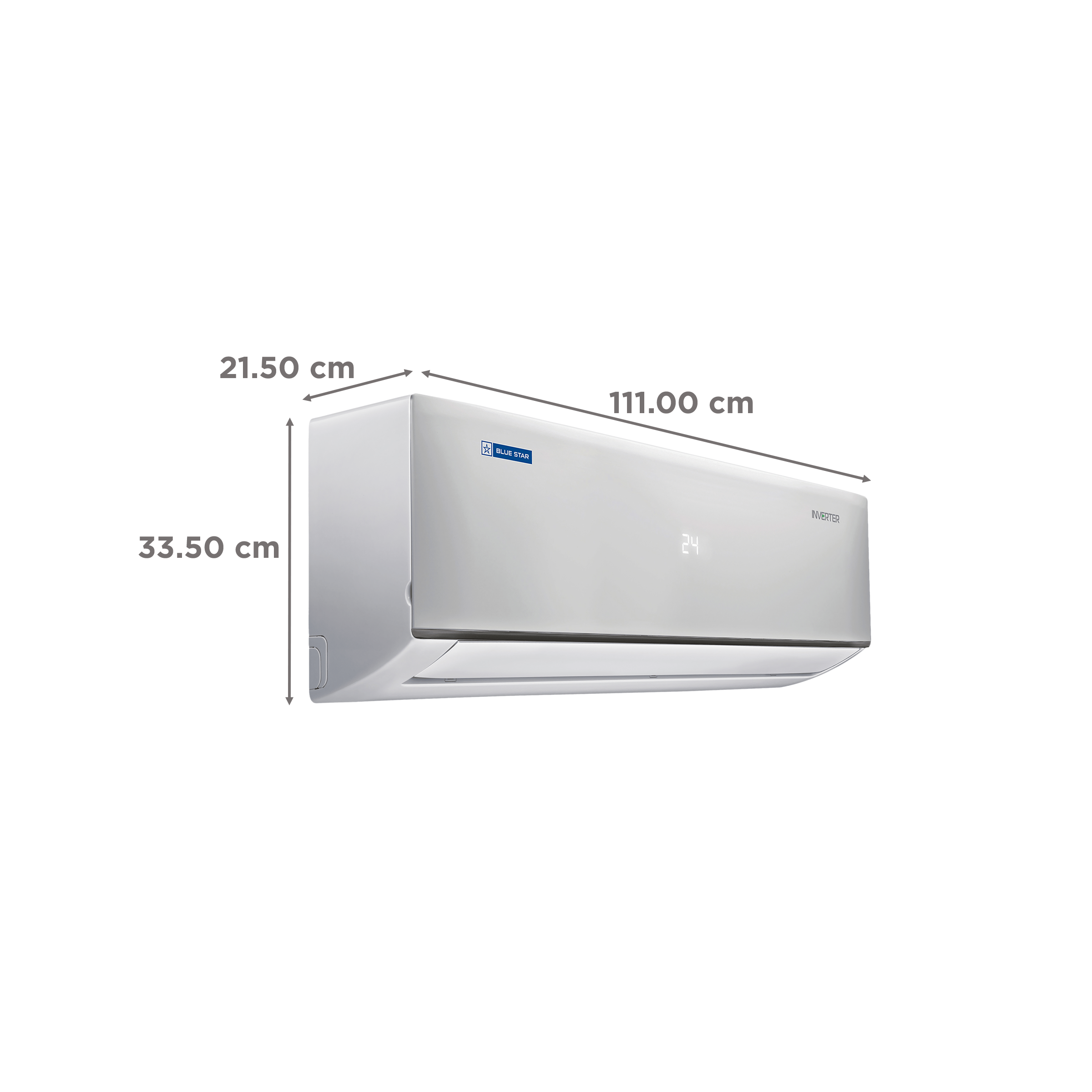 Blue Star 5 in 1 Convertible 2 Ton 3 Star Inverter Split AC with Self Diagnosis ( Copper Condenser, IC324DNU) Blue Star 5 in 1 Convertible 2 Ton 3 Star Inverter Split AC with Self Diagnosis ( Copper Condenser, IC324DNU)_4