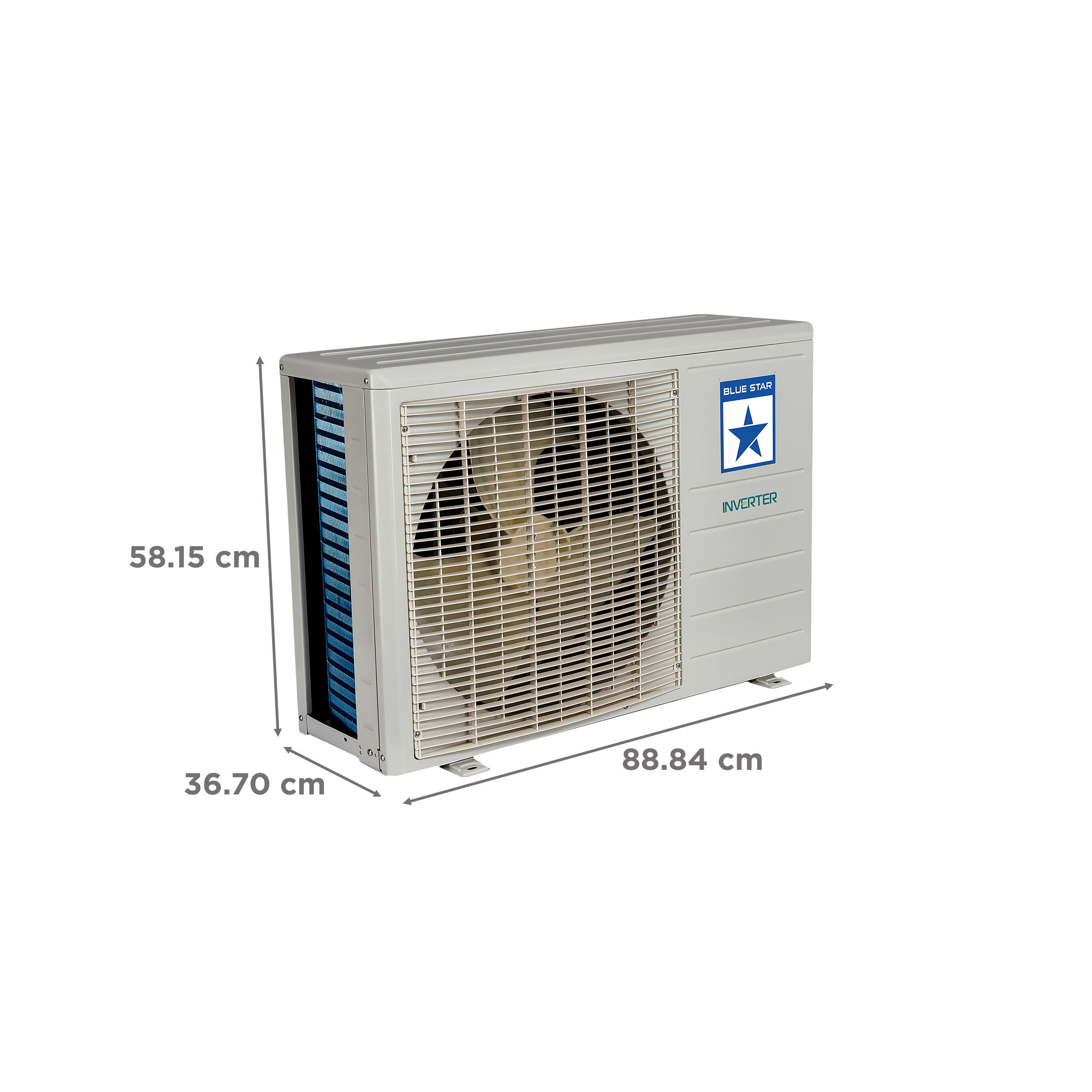Blue Star 5 in 1 Convertible 2 Ton 3 Star Inverter Split AC with Self Diagnosis ( Copper Condenser, IC324DNU) Blue Star 5 in 1 Convertible 2 Ton 3 Star Inverter Split AC with Self Diagnosis ( Copper Condenser, IC324DNU)_5